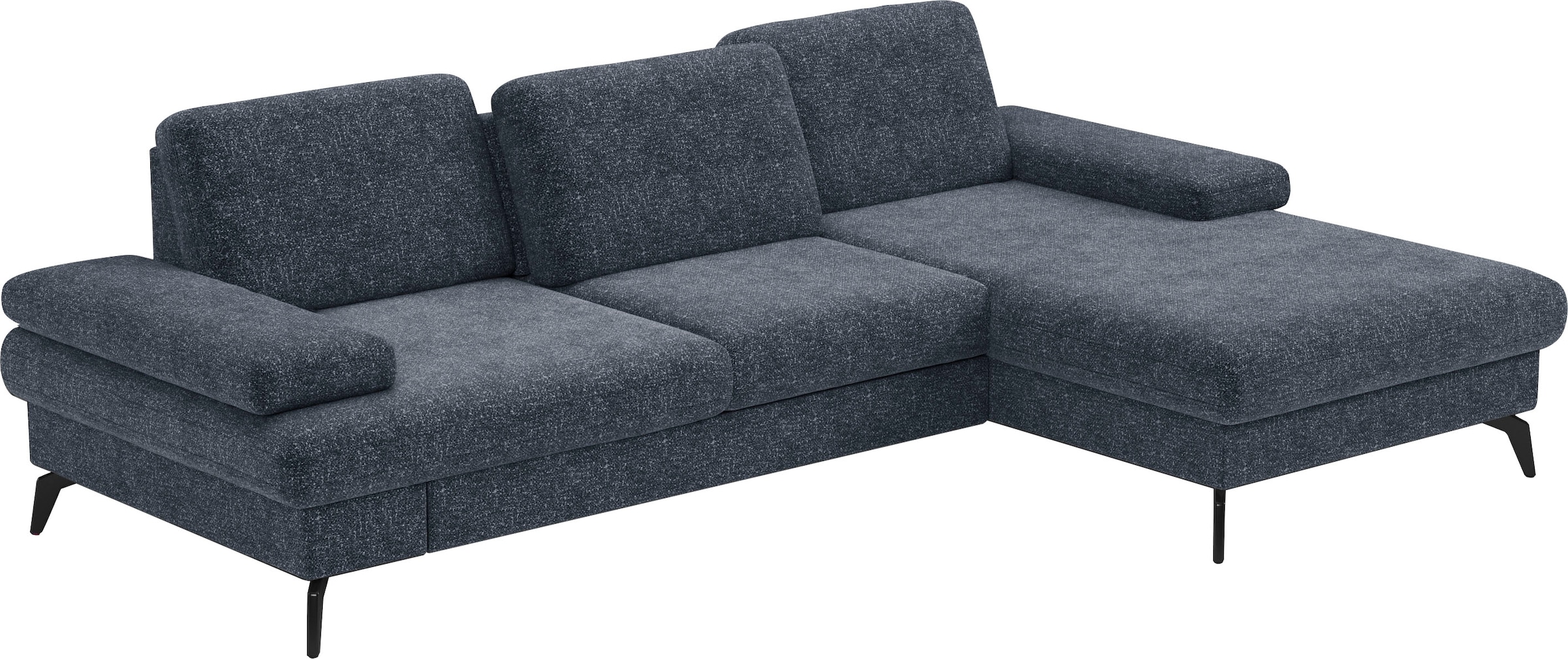 sit&more Ecksofa »Morris L-Form, inkl. Sitztiefenverstellung«, wahlweise mit Armteilverstellung, Bettfunktion & Bettkasten