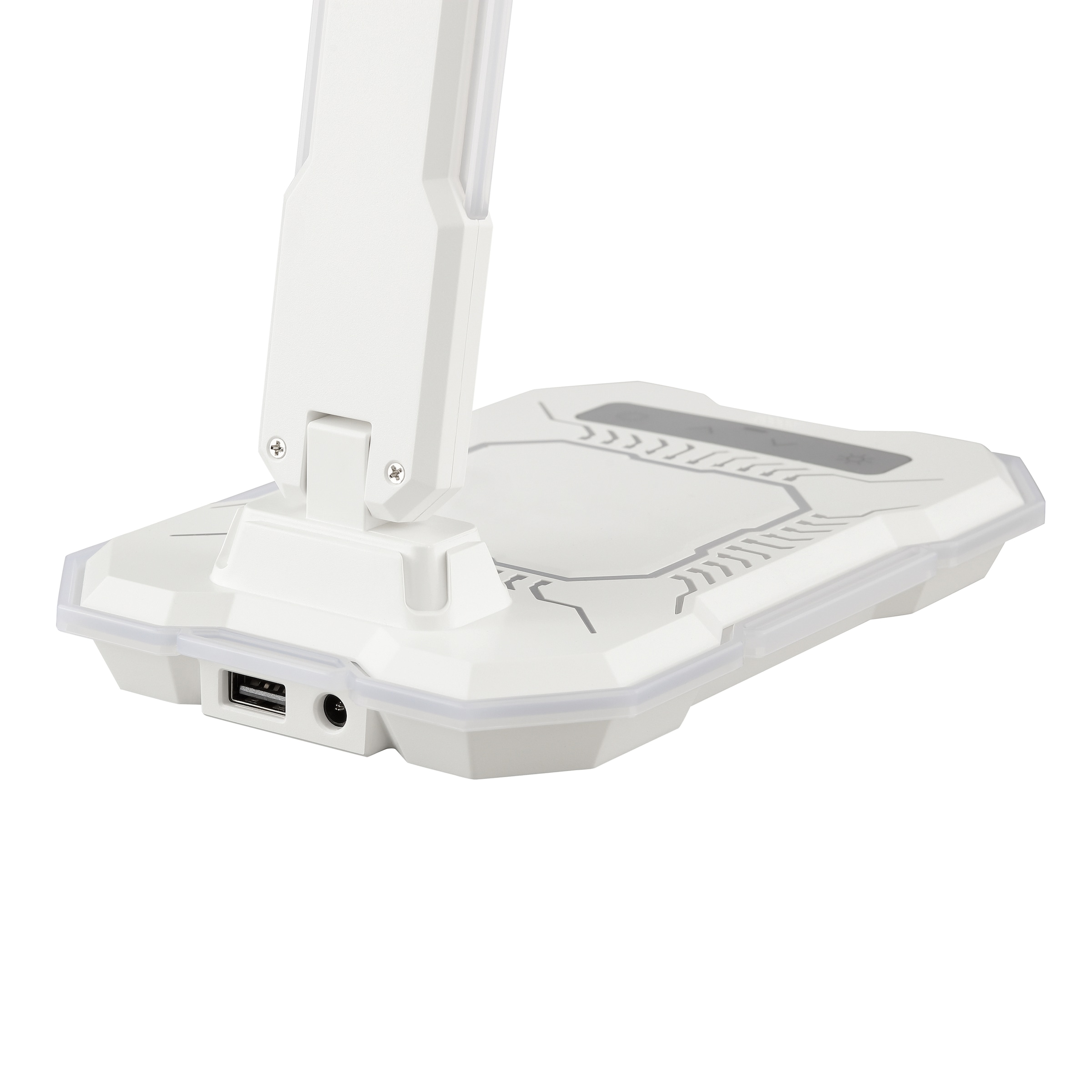 Brilliant LED Schreibtischlampe »Cyberglow« LED-Modul 1 Stk. warmweiß - kaltweiß 720 lm, 3000-5000K, RGB, Wireless Charging, 31x18 cm