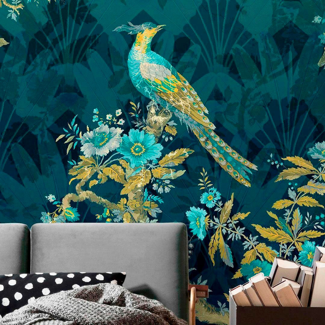 Komar Vliestapete »Digitaldruck Vlies - Paradis - Größe 350 x 260 cm«, bedruckt, Wohnzimmer, Schlafzimmer