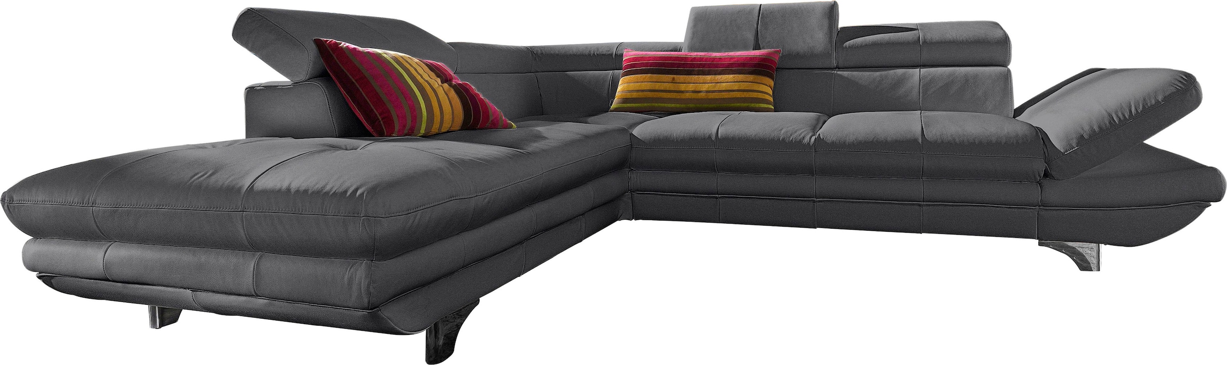 COTTA Ecksofa »Enterprise L-Form«, mit Arm- & Kopfteilverstellung, wahlweise mit Bettfunktion