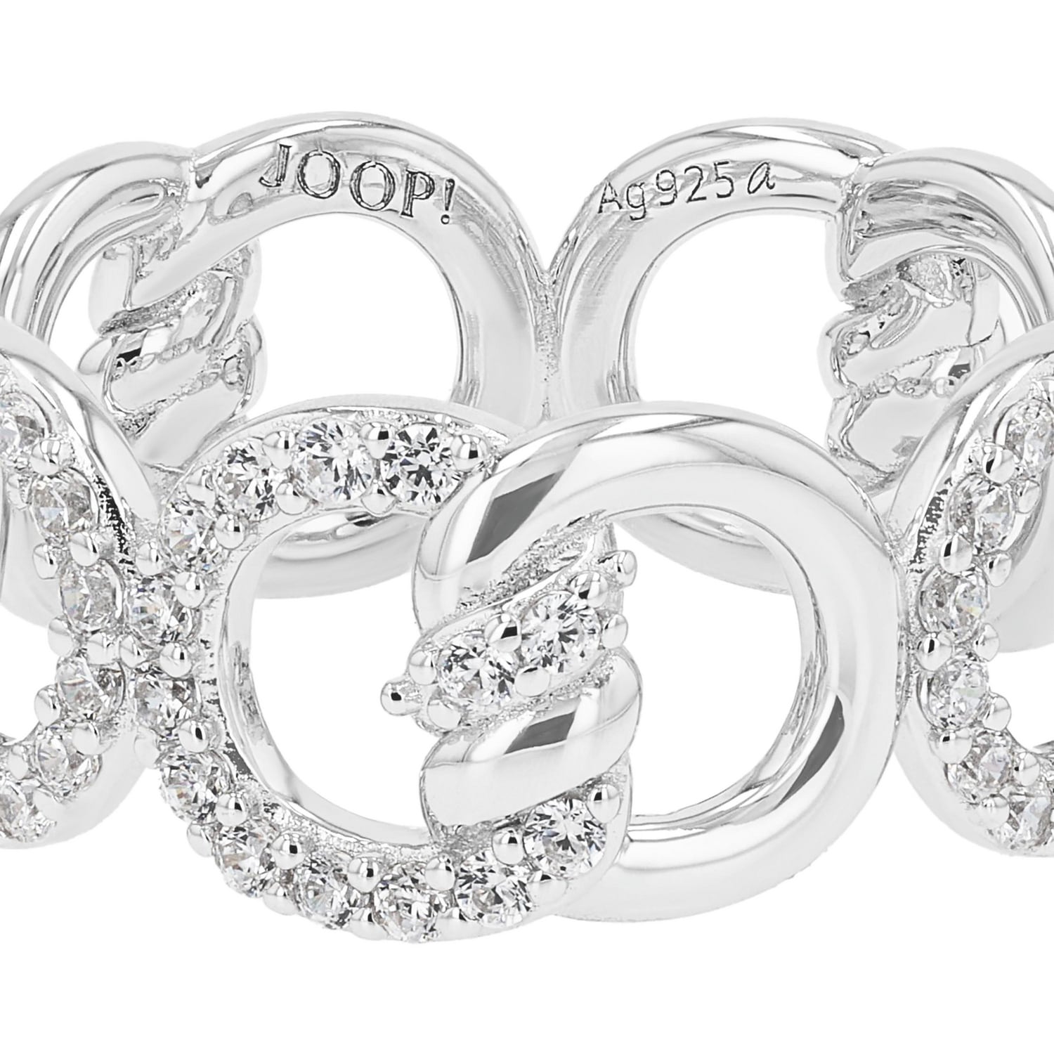 JOOP! Silberring mit Zirkonia (synth.)