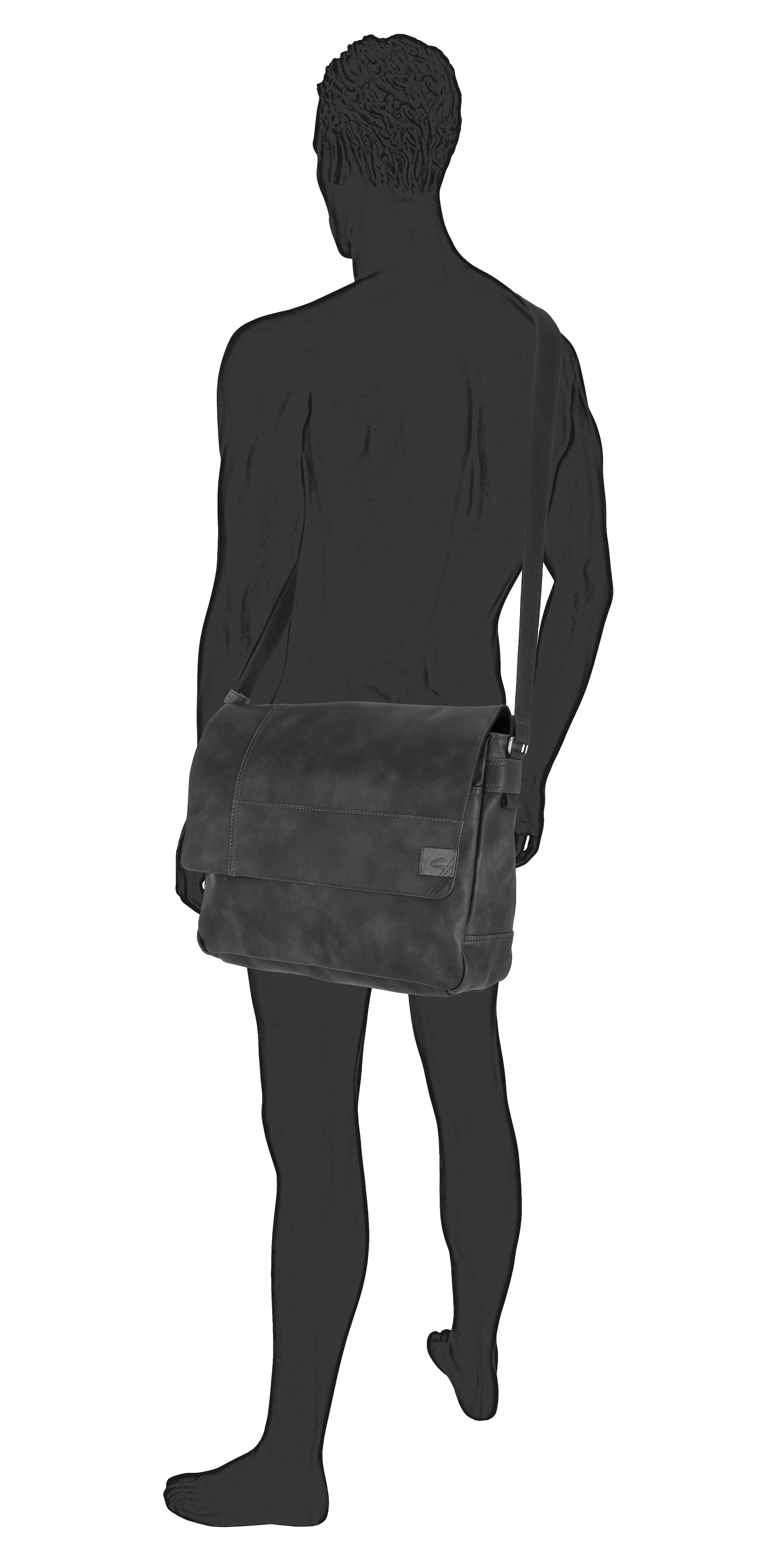 camel active Messenger Bag »Laos« funktionaler Begleiter mit sportlichen Details ideal für den Alltag