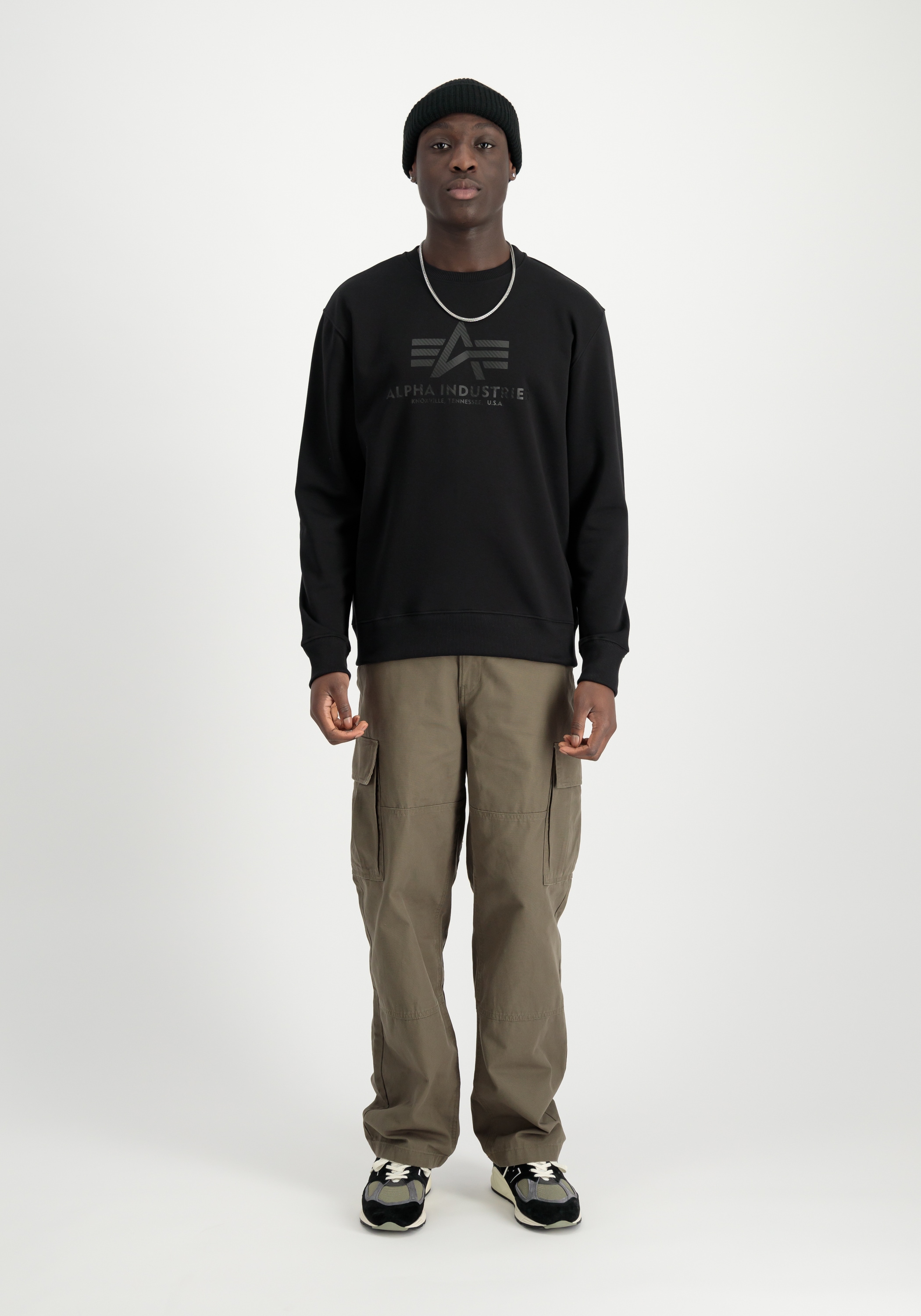 Alpha Industries Sweater »Alpha Industries Men - Sweatshirts Basic Sweater Carbon«
