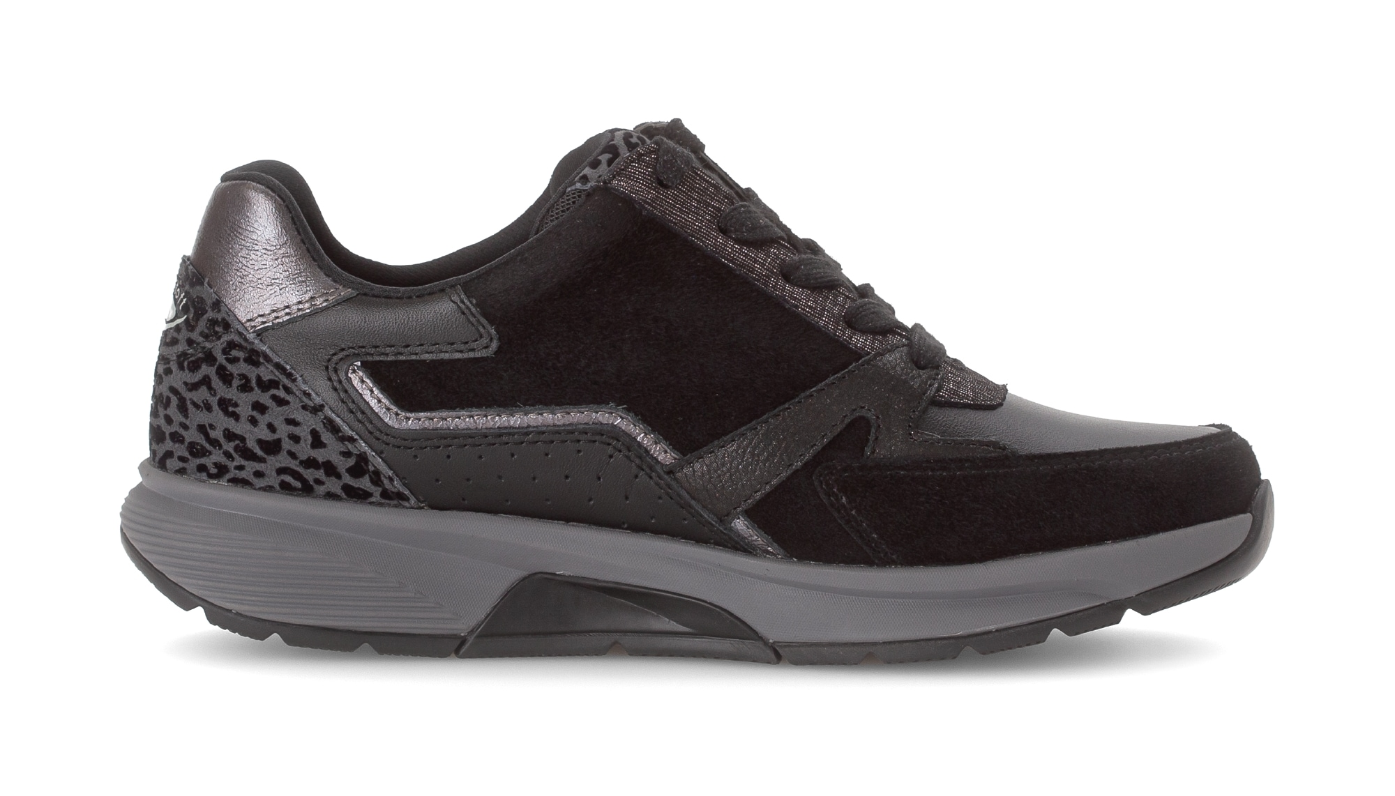 Gabor Rollingsoft Keilsneaker  , Schnürer, Halbschuh, Freizeitschuh mit zusätzlichem Reißverschluss