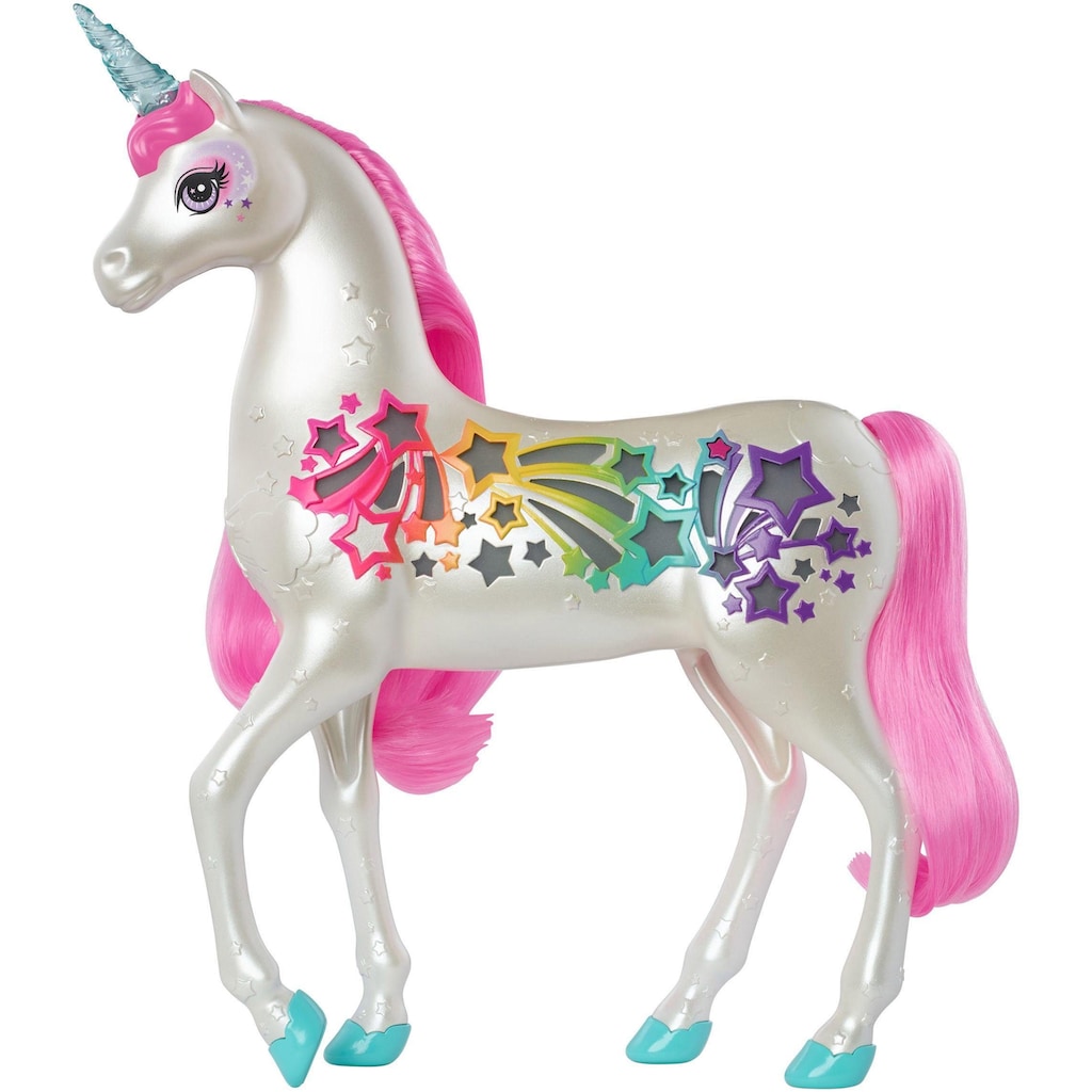 Barbie Spielfigur »Dreamtopia Regenbogen-Königreich Magisches Haarspiel Einhorn«