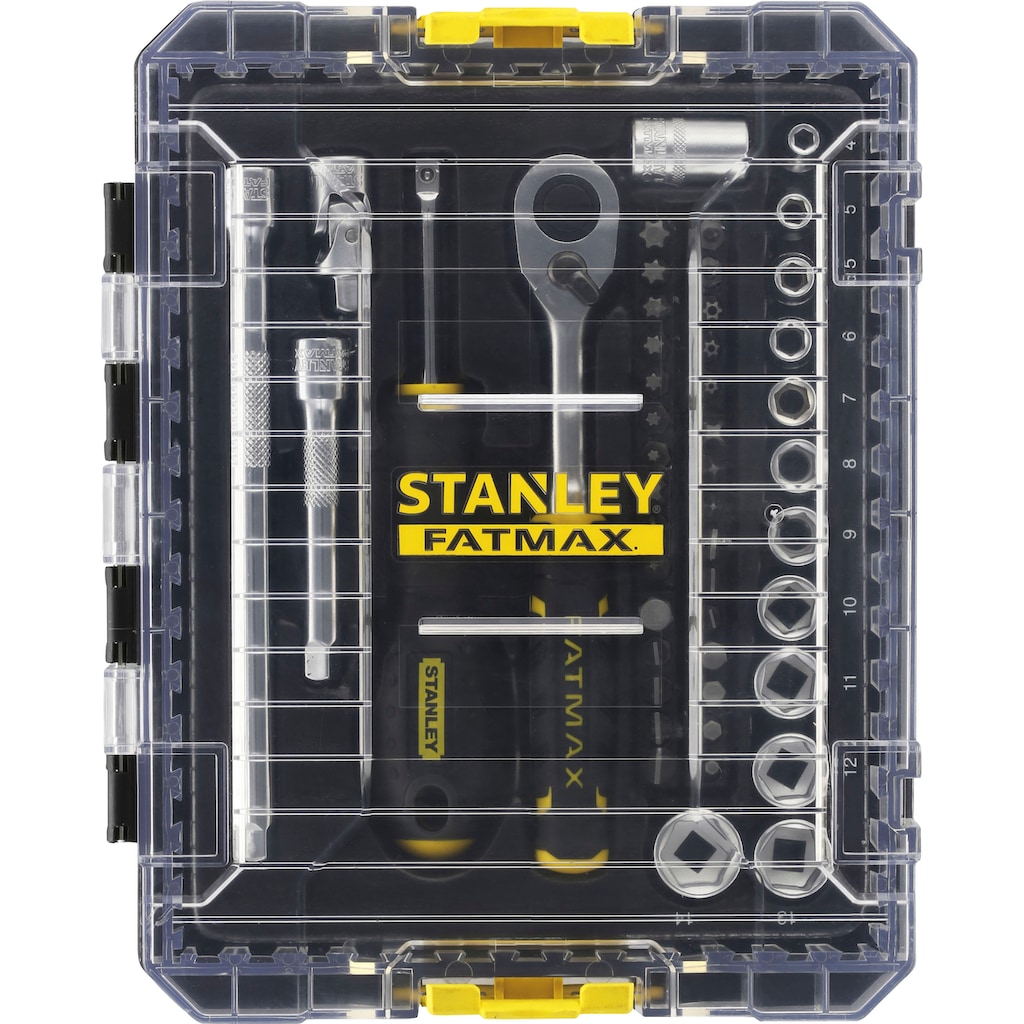 STANLEY Steckschlüssel »FMMT98101-0 STAK Steckschlüssel-Set 48-teilig,1/4«, (Set, 48 St.)