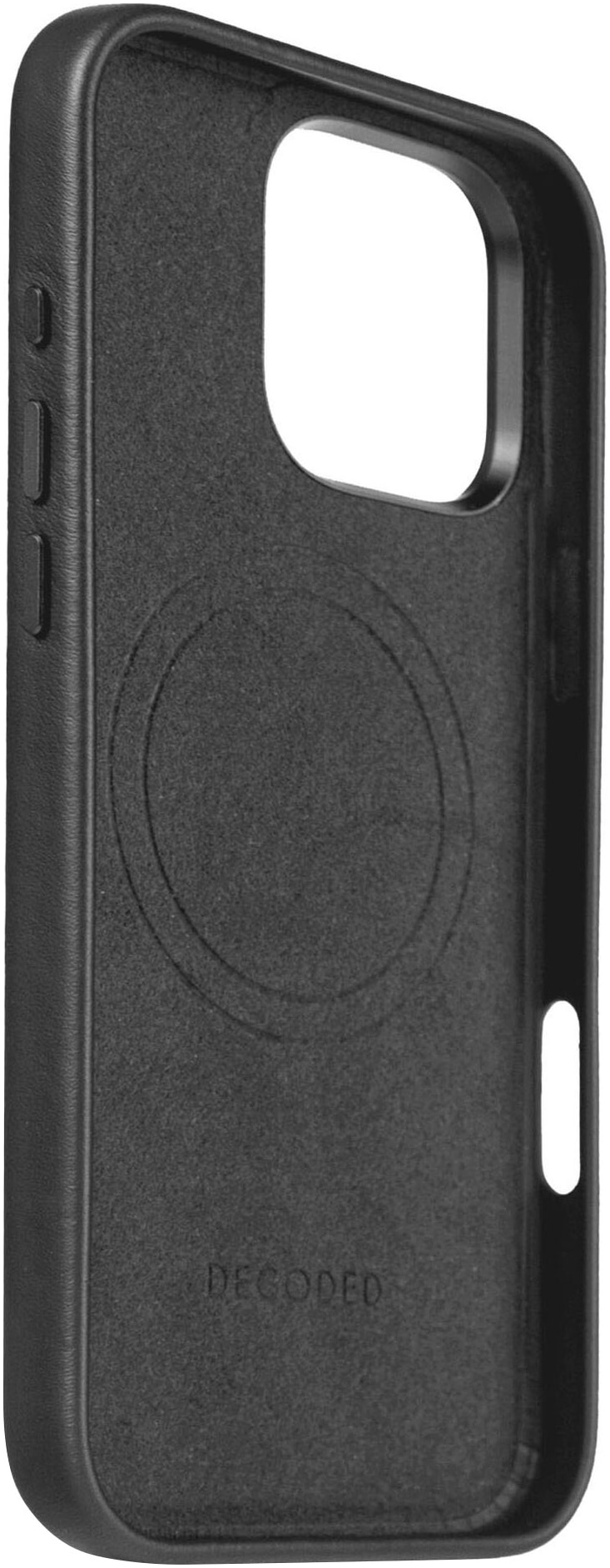 DECODED Smartphone-Hülle »Leather Backcover iPhone 16 Pro Max« Smartphones