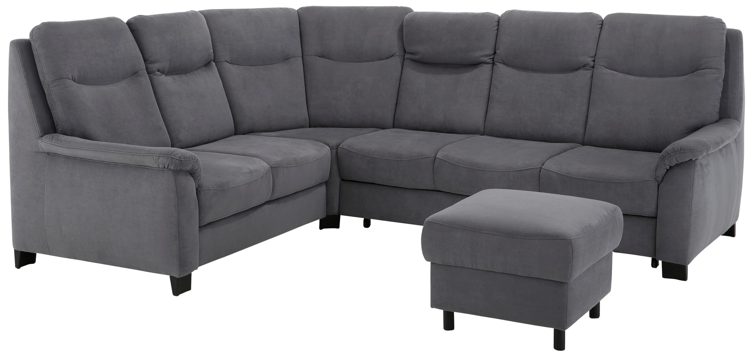 Home affaire Ecksofa »Boccaccio L-Form« mit Federkern, incl. Kopfteilverste günstig online kaufen