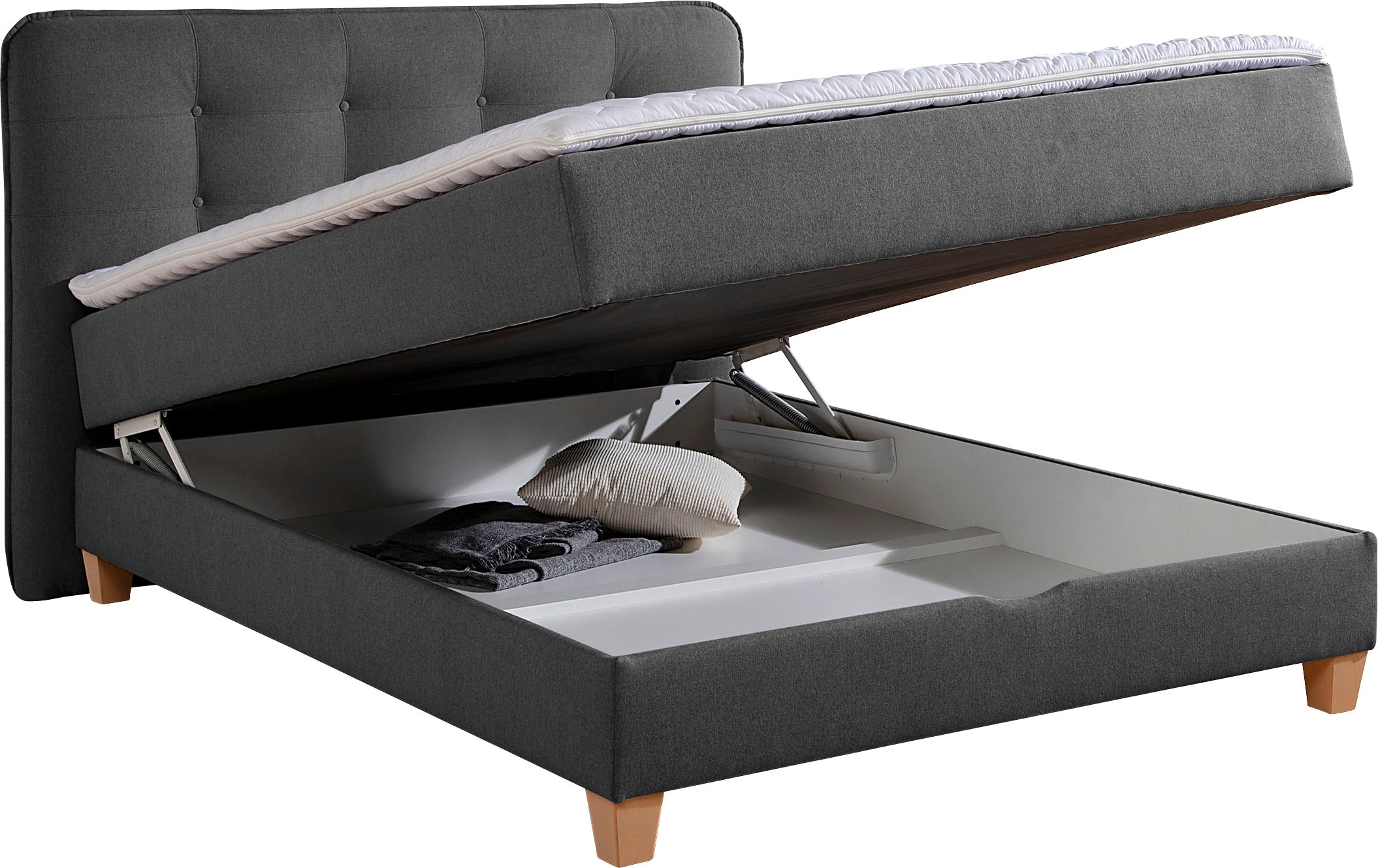 Home affaire Boxbett, inklusive Kaltschaum-Topper und Bettkasten