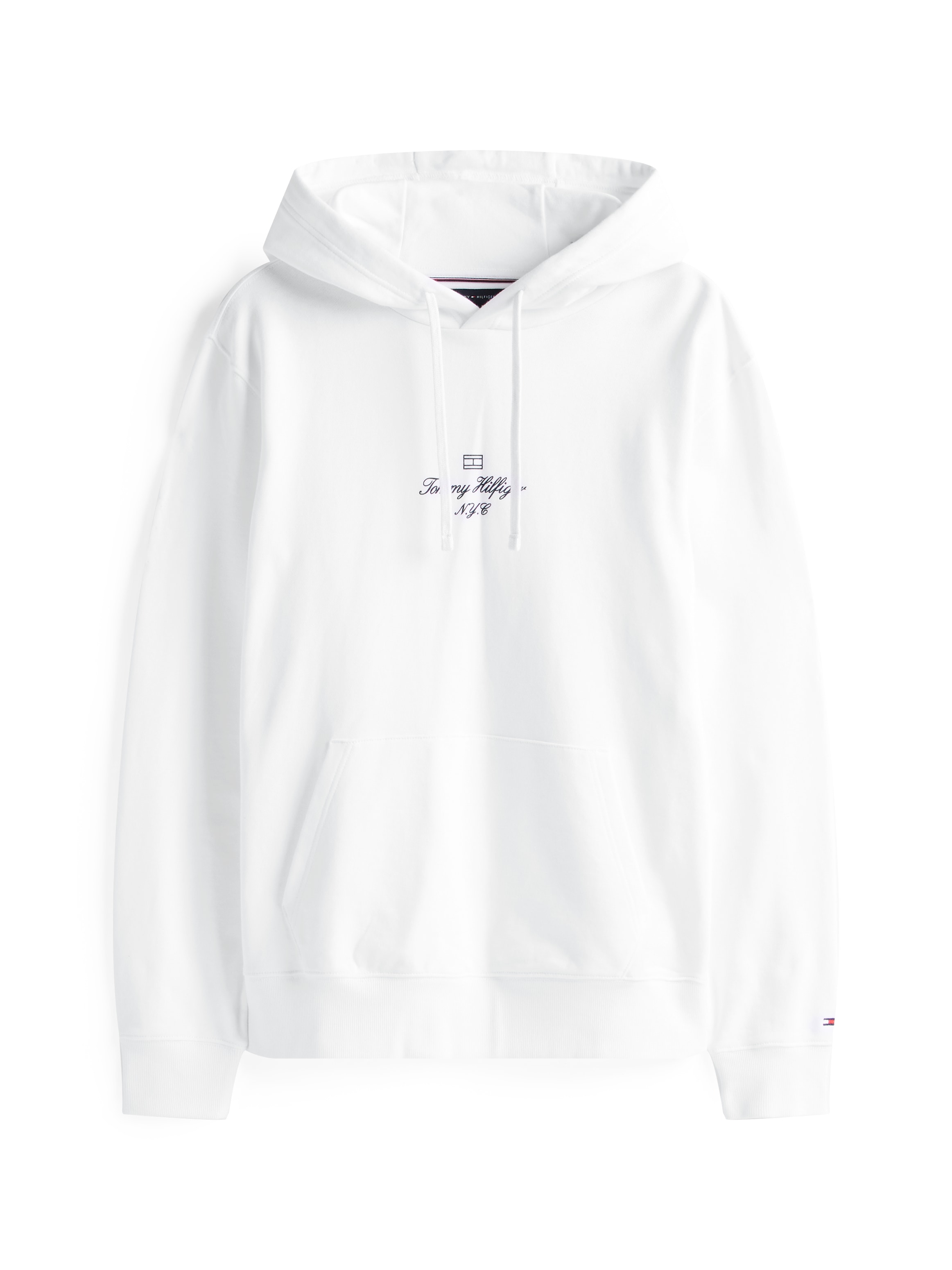 Tommy Hilfiger Hoodie »OUTLINE FLAG SCRIPT HOODIE«, mit kontrastfarbener Stickerei
