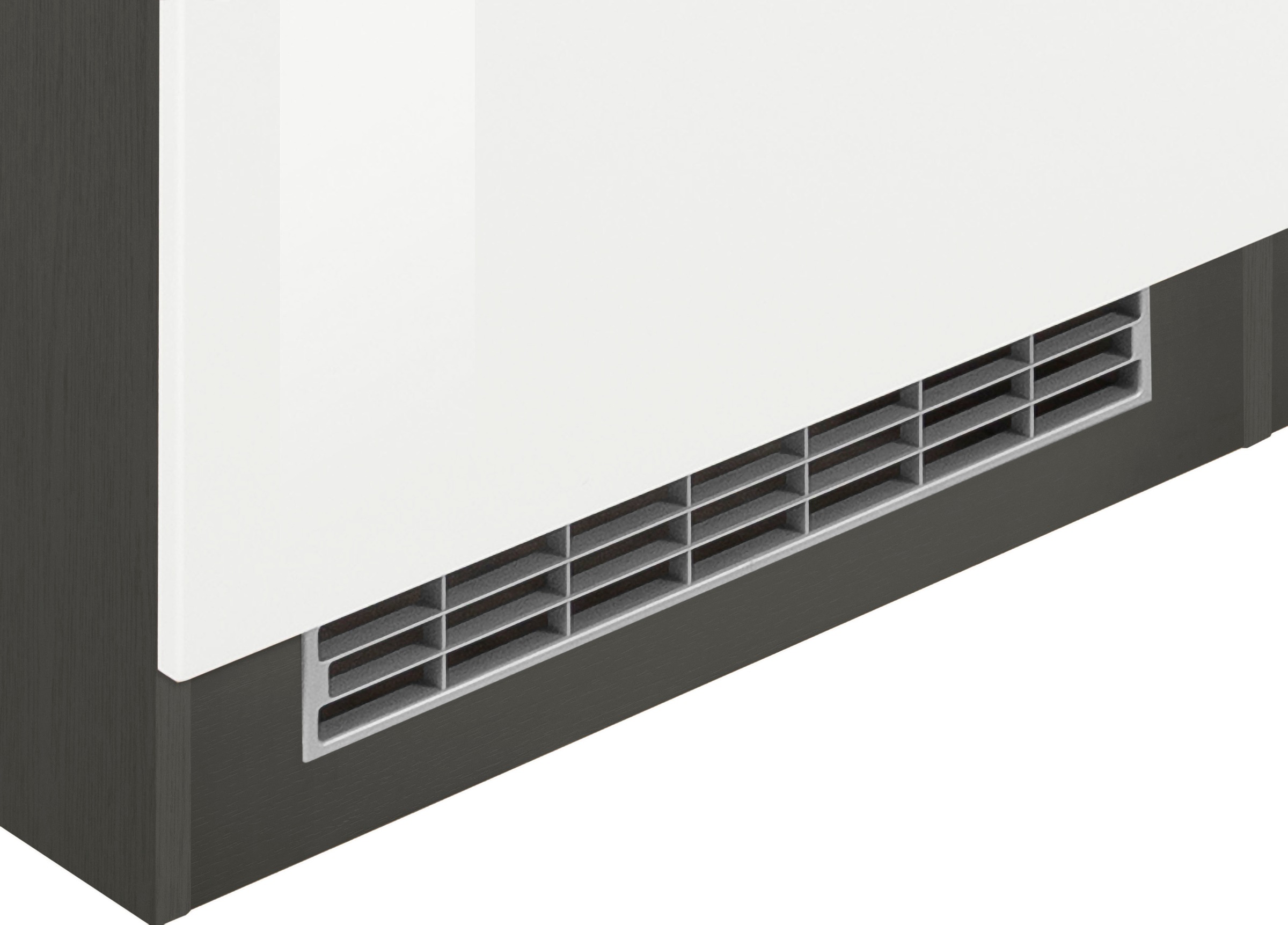 KOCHSTATION Küchenzeile »KS-Brindisi«, Breite 220 cm, wahlweise mit E-Geräten, mit MDF-Fronten und Regal