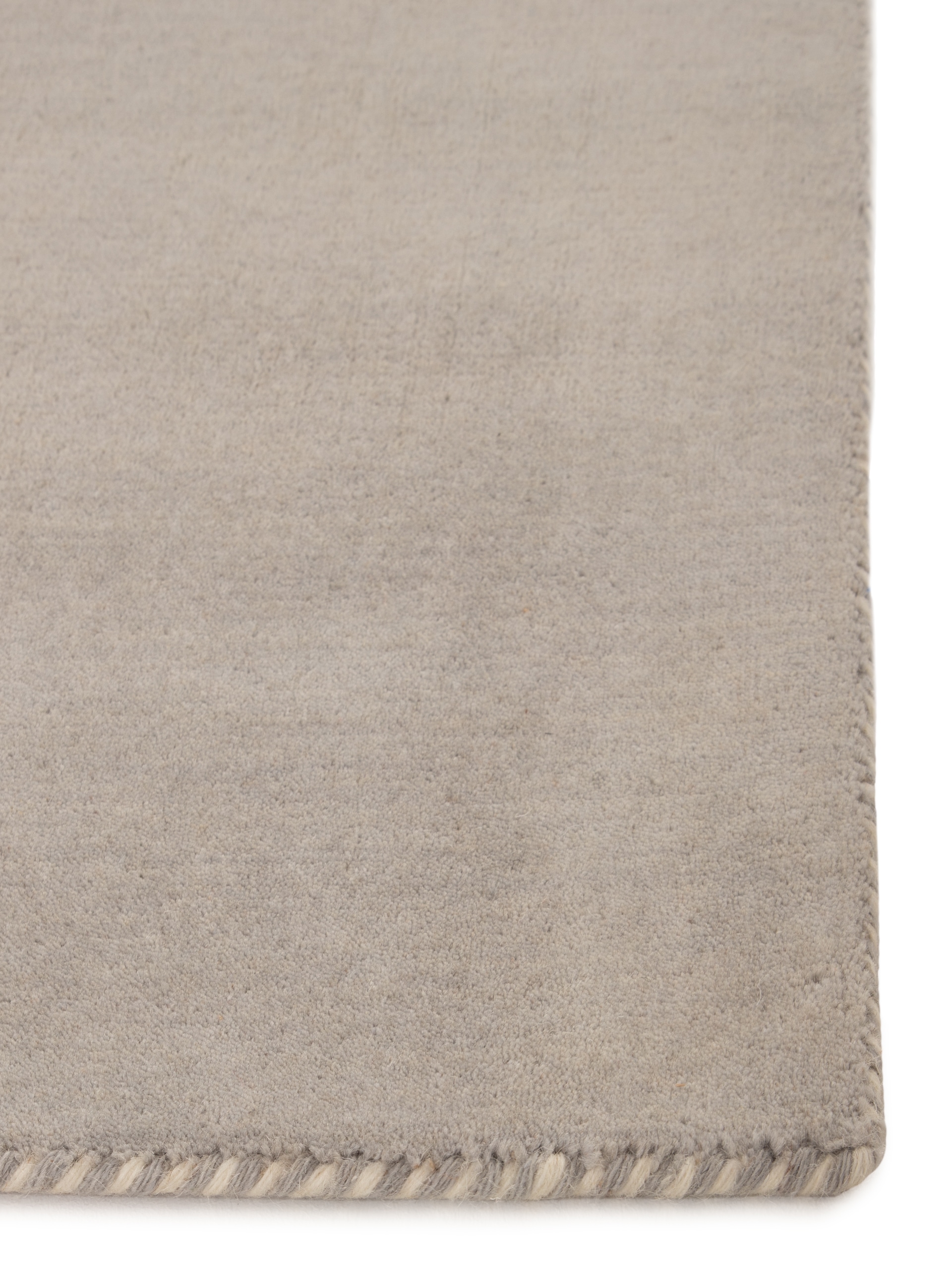 carpetfine Wollteppich »Gabbeh Lola Uni«, rechteckig, 14 mm Höhe, mit natürlichem Pflanzenmaterial von Hand gewebt, auch in Rund