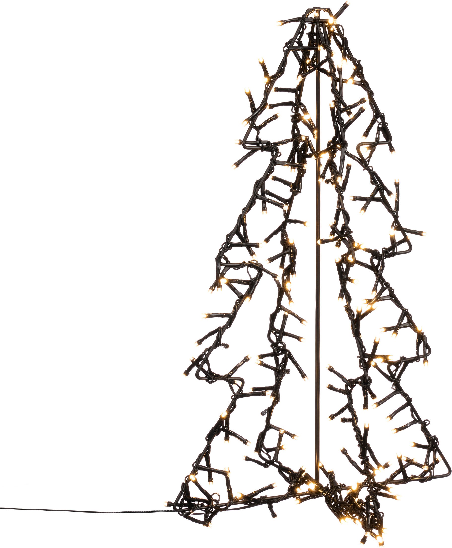 OTTO home LED Baum »LED-Outdoor Tannenbaum CALLANA« LED-Modul 1 Stk. Warmweiß Timer, IP44, Metallrahmen, 5 m Zuleitung