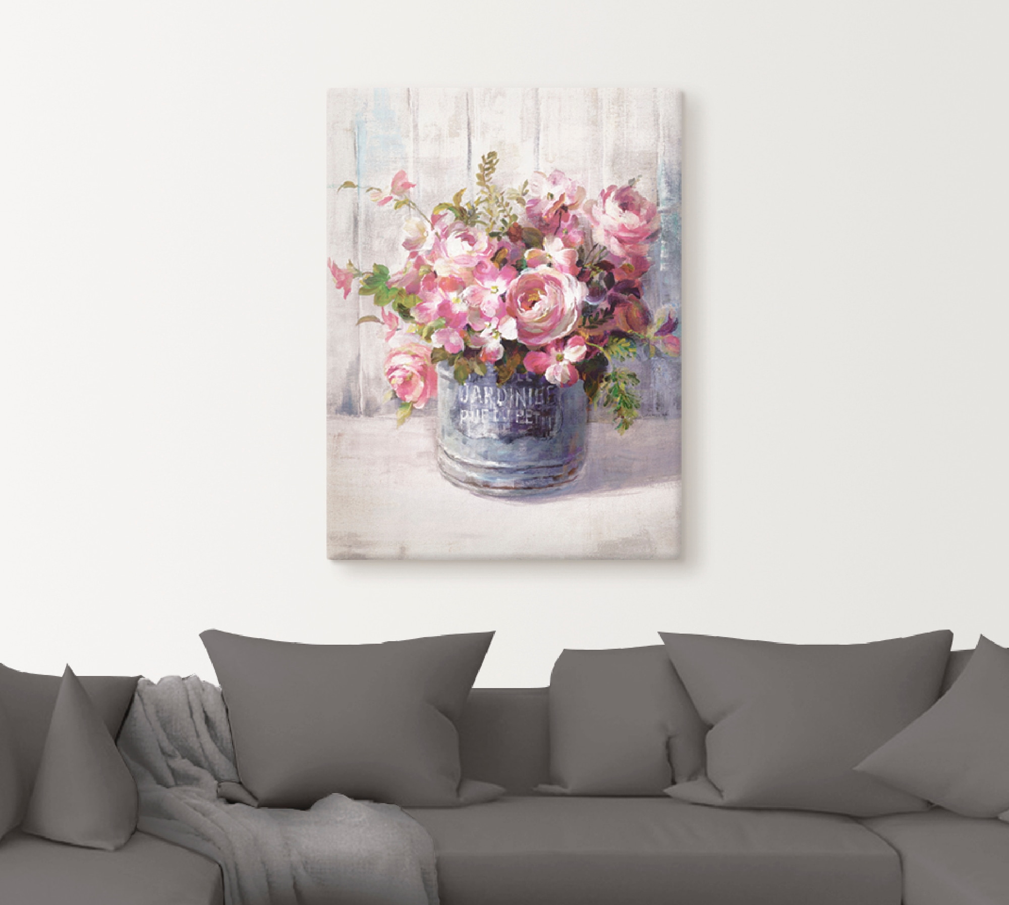 Artland Wandbild "Gartenblumen I", Blumen, (1 St.), als Leinwandbild, Poste günstig online kaufen