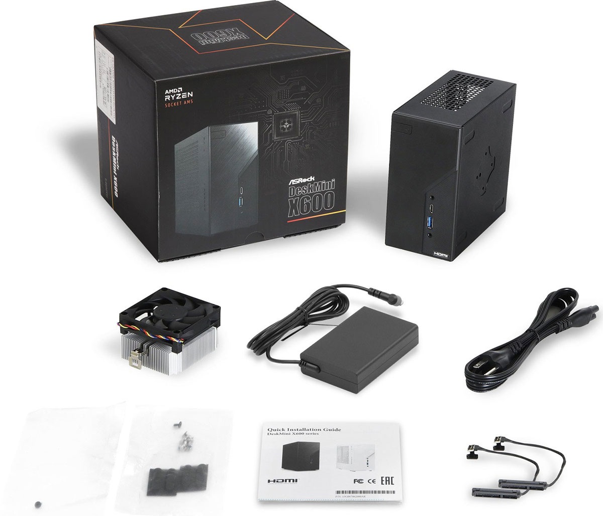 Asrock Barebone-PC »DeskMini X600/USB4«