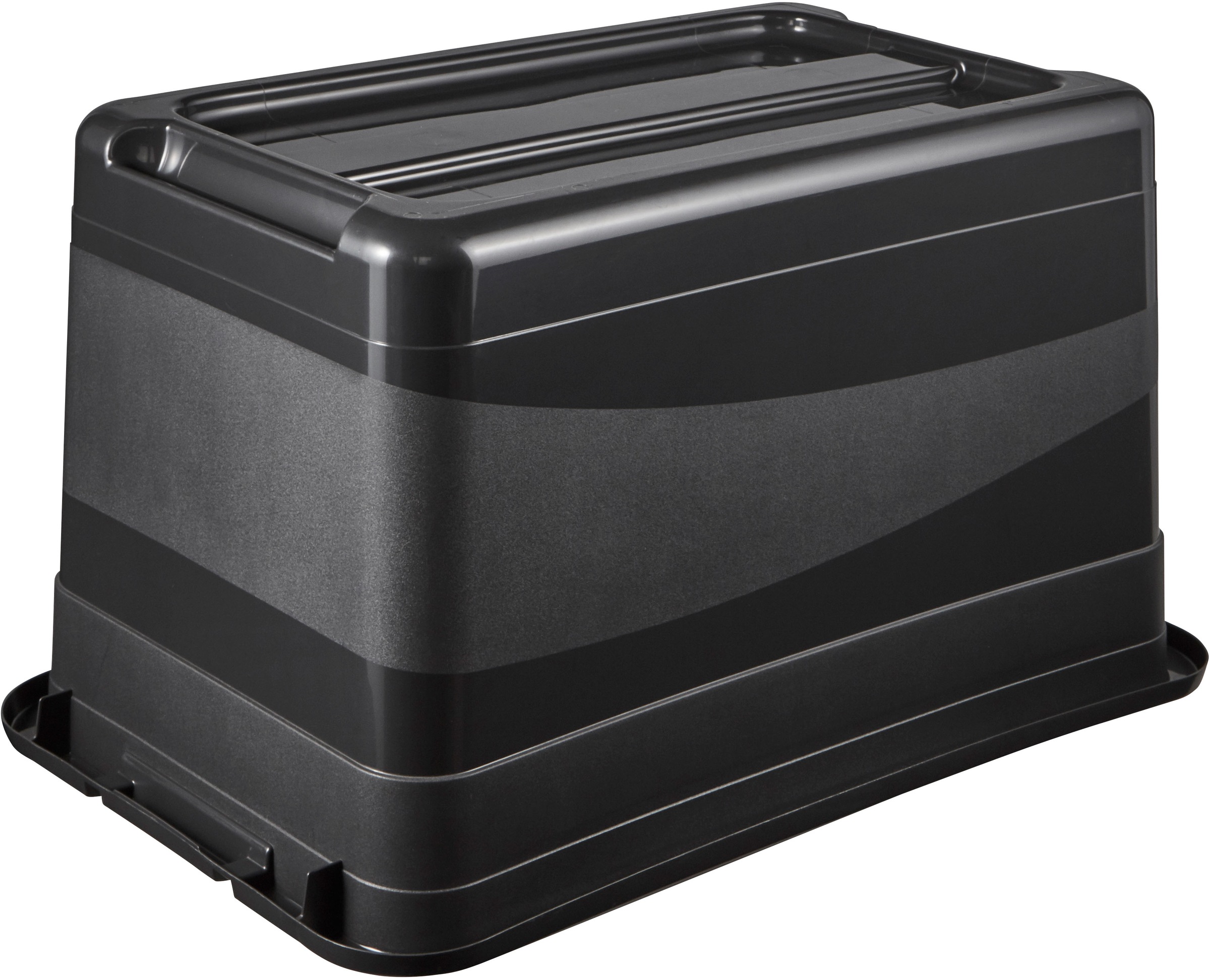 keeeper Transportbehälter »eckhart, 5er Set Transporbox, 52 L, 59,5 x 39,5 x 34 cm« 39,5 cm breit 34 cm hoch 59,5 cm lang Set, 5 Stk. tlg. seitl. Clips, Griffe am Boden, stoßfeste Seitenwände, robuster Deckel