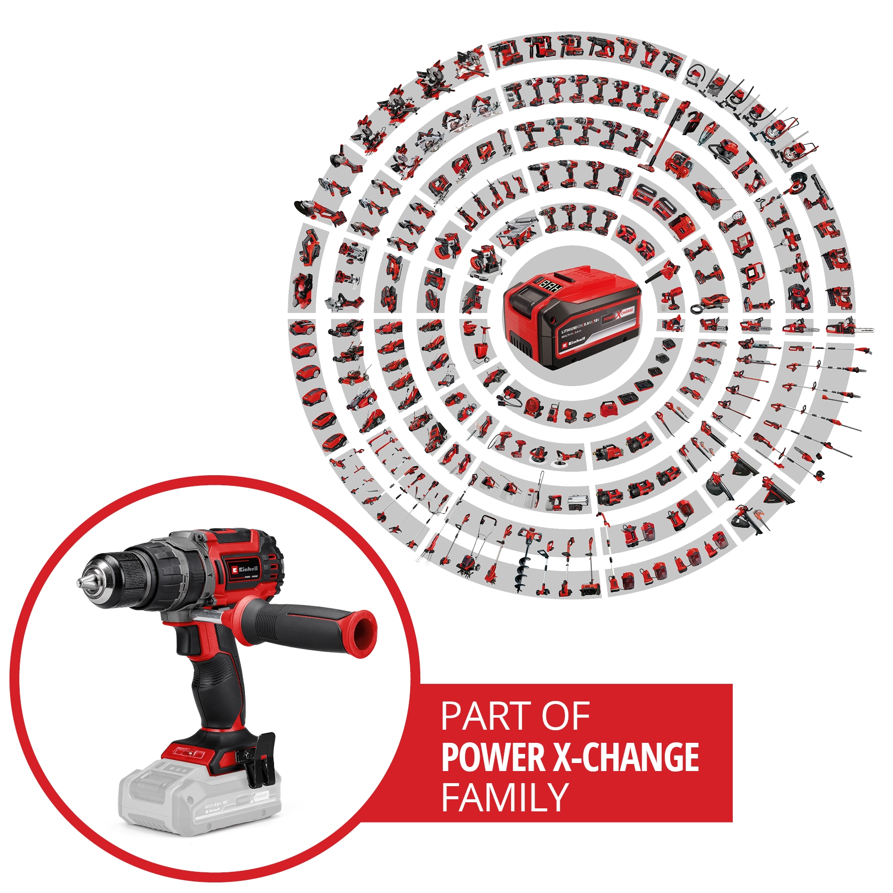 Einhell Akku-Schlagbohrschrauber »TP-CD 18/60 Li- i BL Solo«, Power X-Change, ohne Akku und Ladegerät