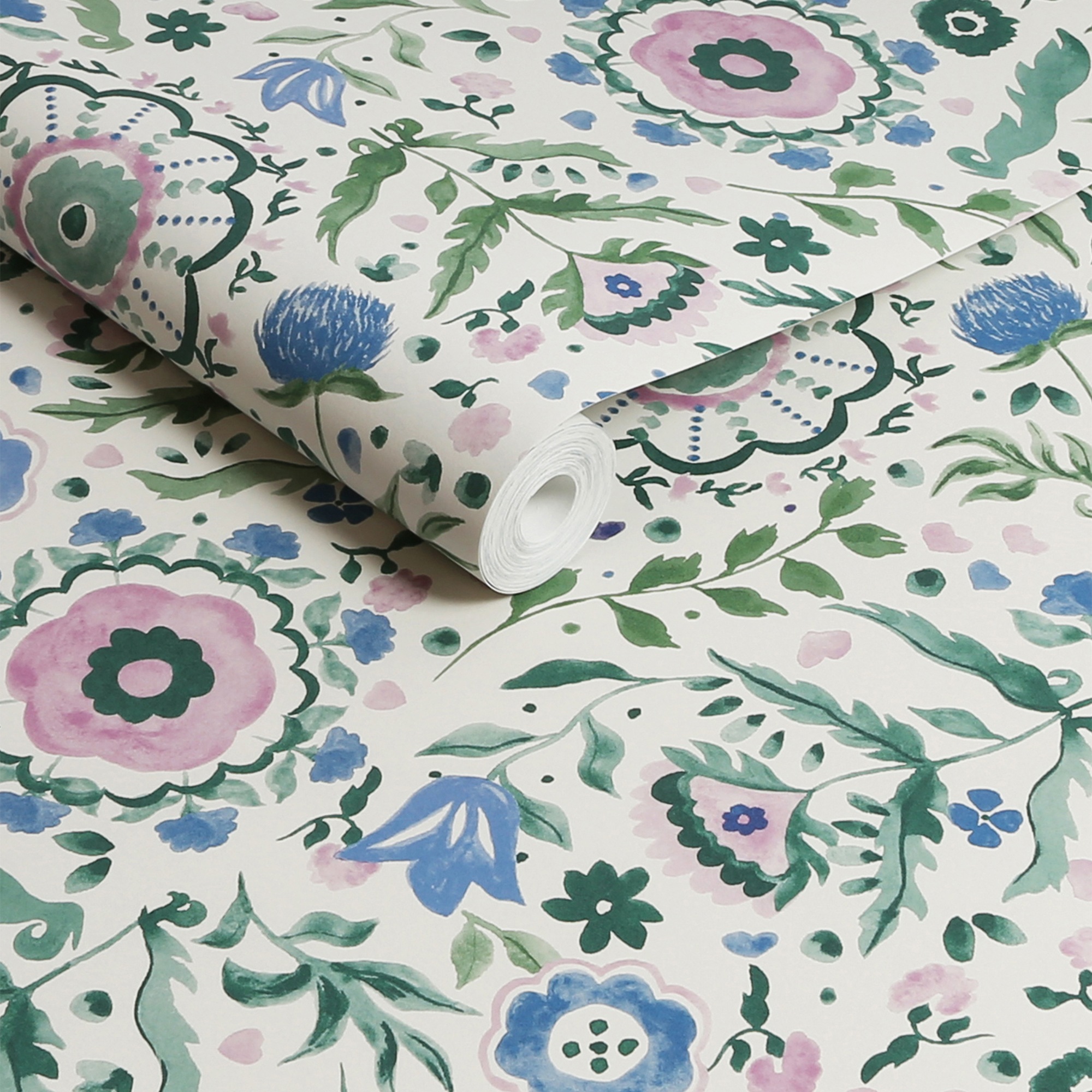 Joules Vliestapete »Festival Blumen« Motiv glatt Design Tapeten günstig online kaufen
