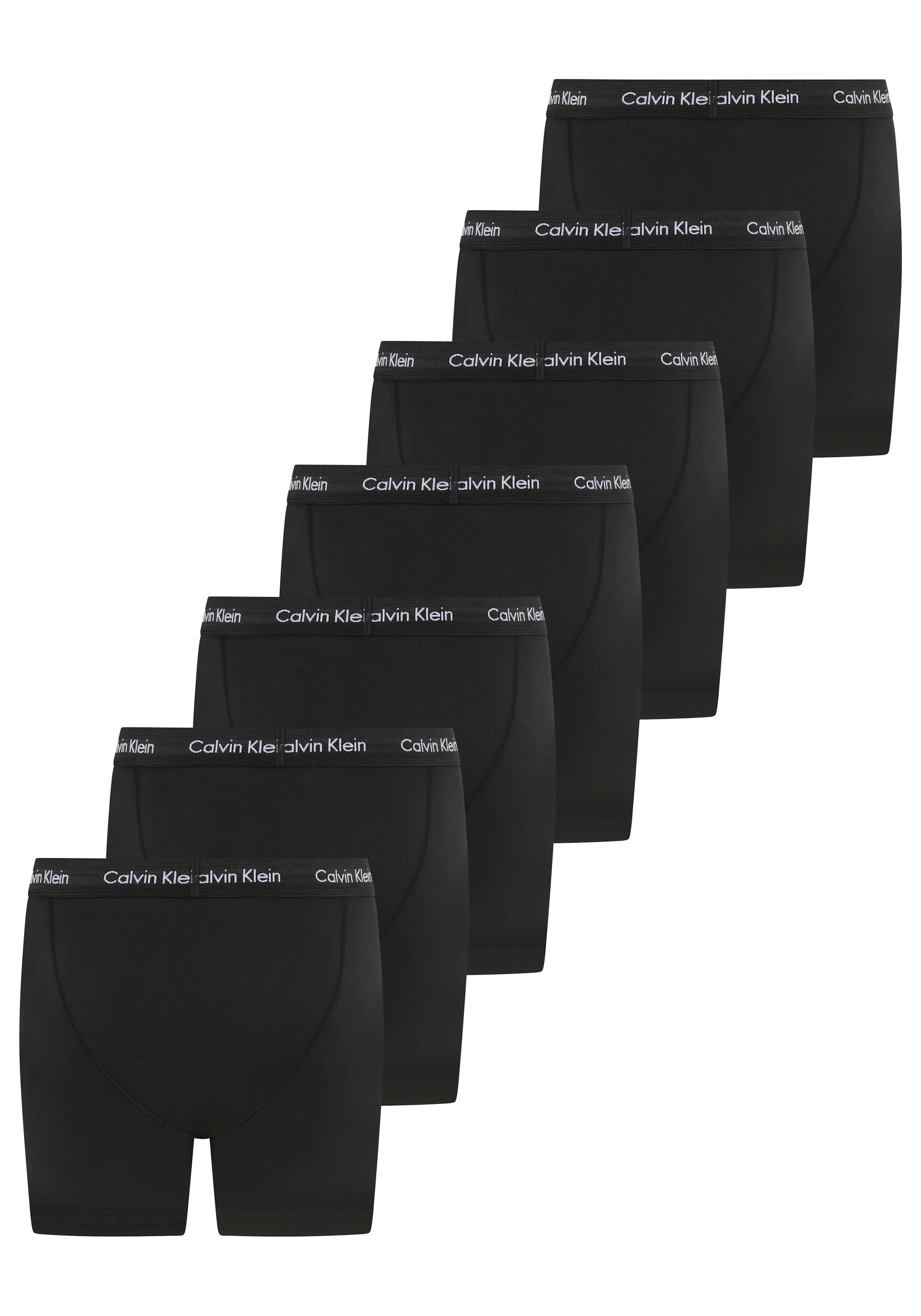 Calvin Klein Underwear Boxer »Boxer Brief 7PK« Packung, 7er-Pack, 7 Stk. mittlehoher Bund, langes Bein