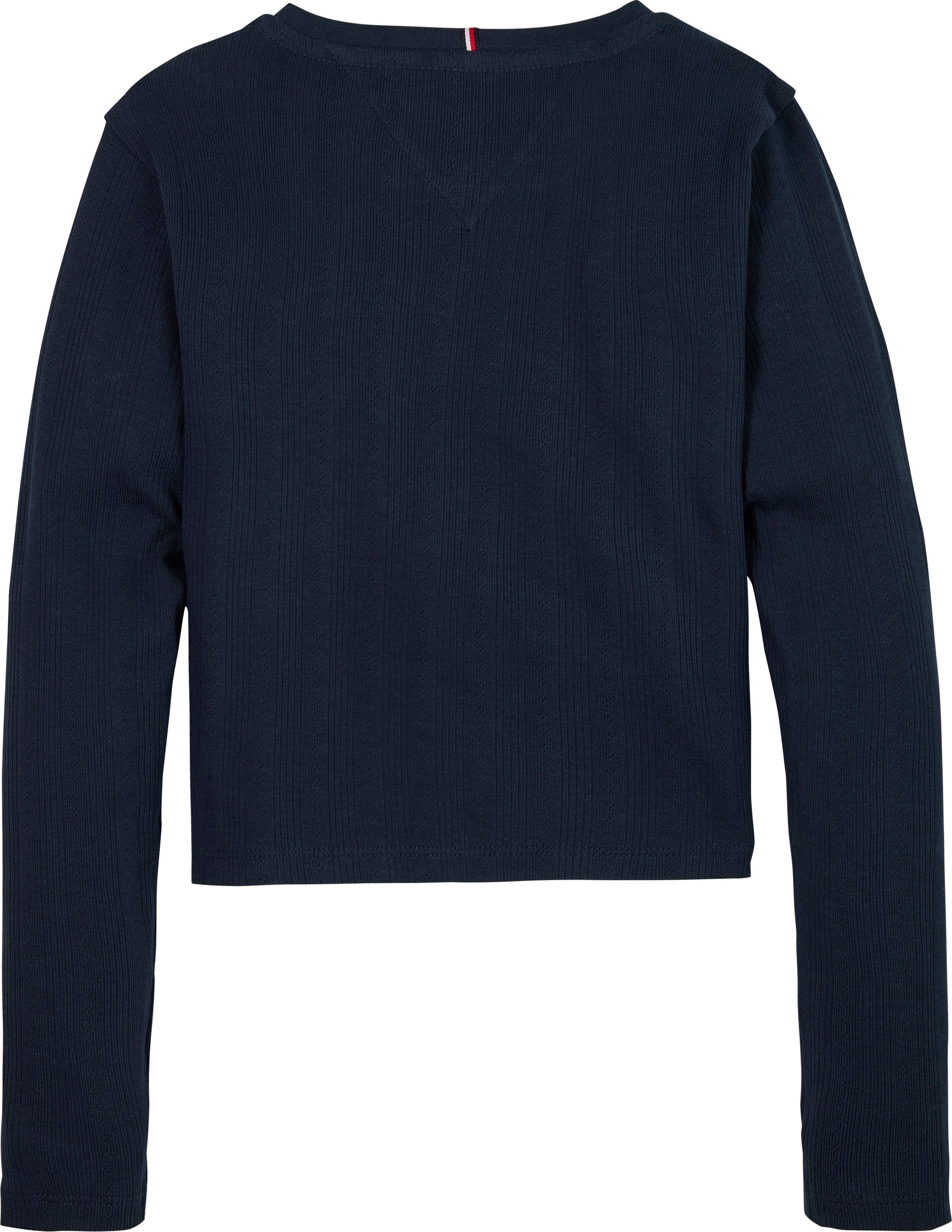 Tommy Hilfiger Langarmshirt »POINTELLE TOP LS«, für Kinder bis 16 Jahre, mit Logo-Druck