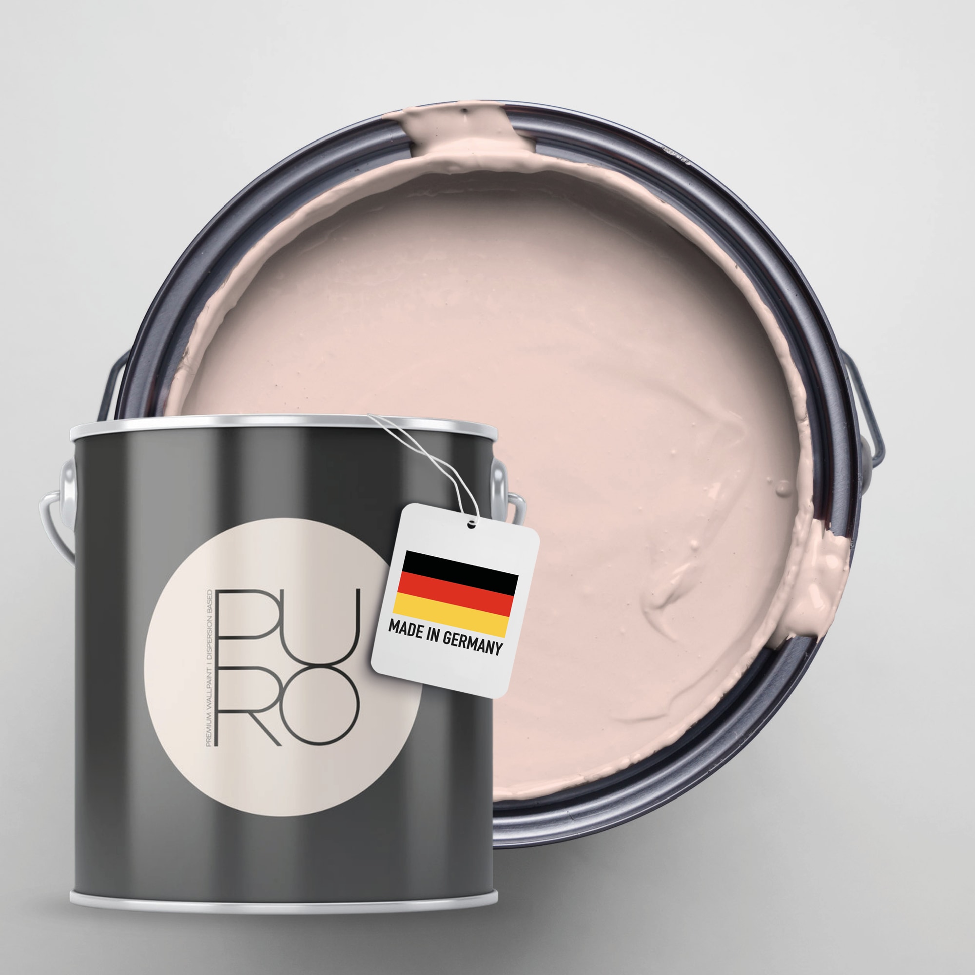 A.S. Création Wandfarbe »Premium Innenwandfarbe PURO Tuchmatt rosy beige« ideal für Wohnzimmer, Schlafzimmer, Flur und Küche, Farbwelt Beige