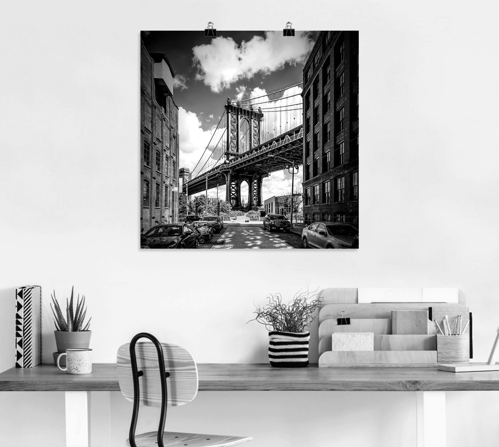 Artland Poster »New York City Manhattan Bridge I«, Amerika, (1 St.), als Al günstig online kaufen