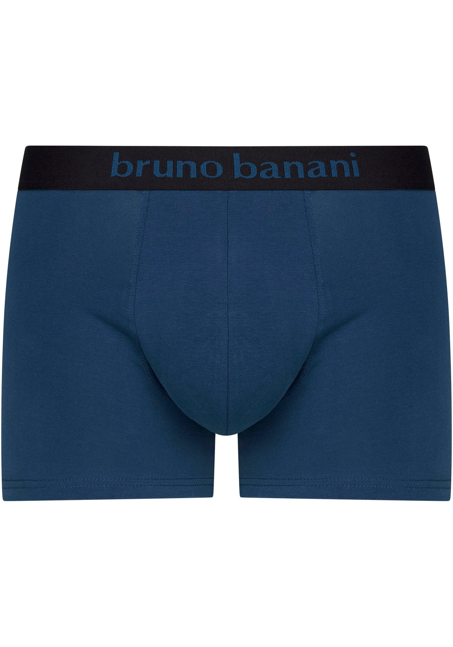 Bruno Banani Boxershorts »FLOWING«, (2er-Pack), mit kontrastfarbenem Bündchen