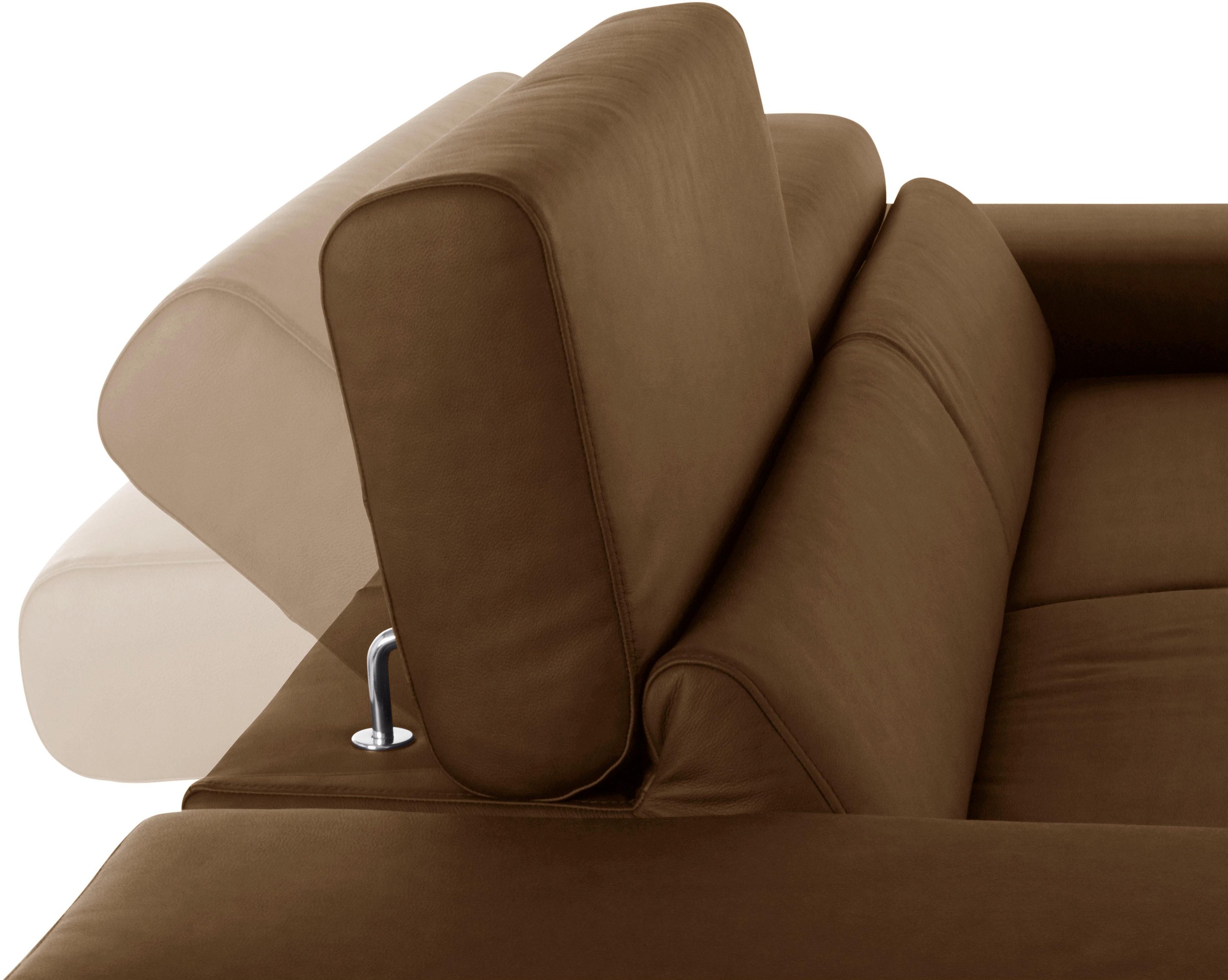 W.SCHILLIG 2-Sitzer »finn«, German Design Award 2016, Fußgestell Nussbaum natur, Breite 210 cm