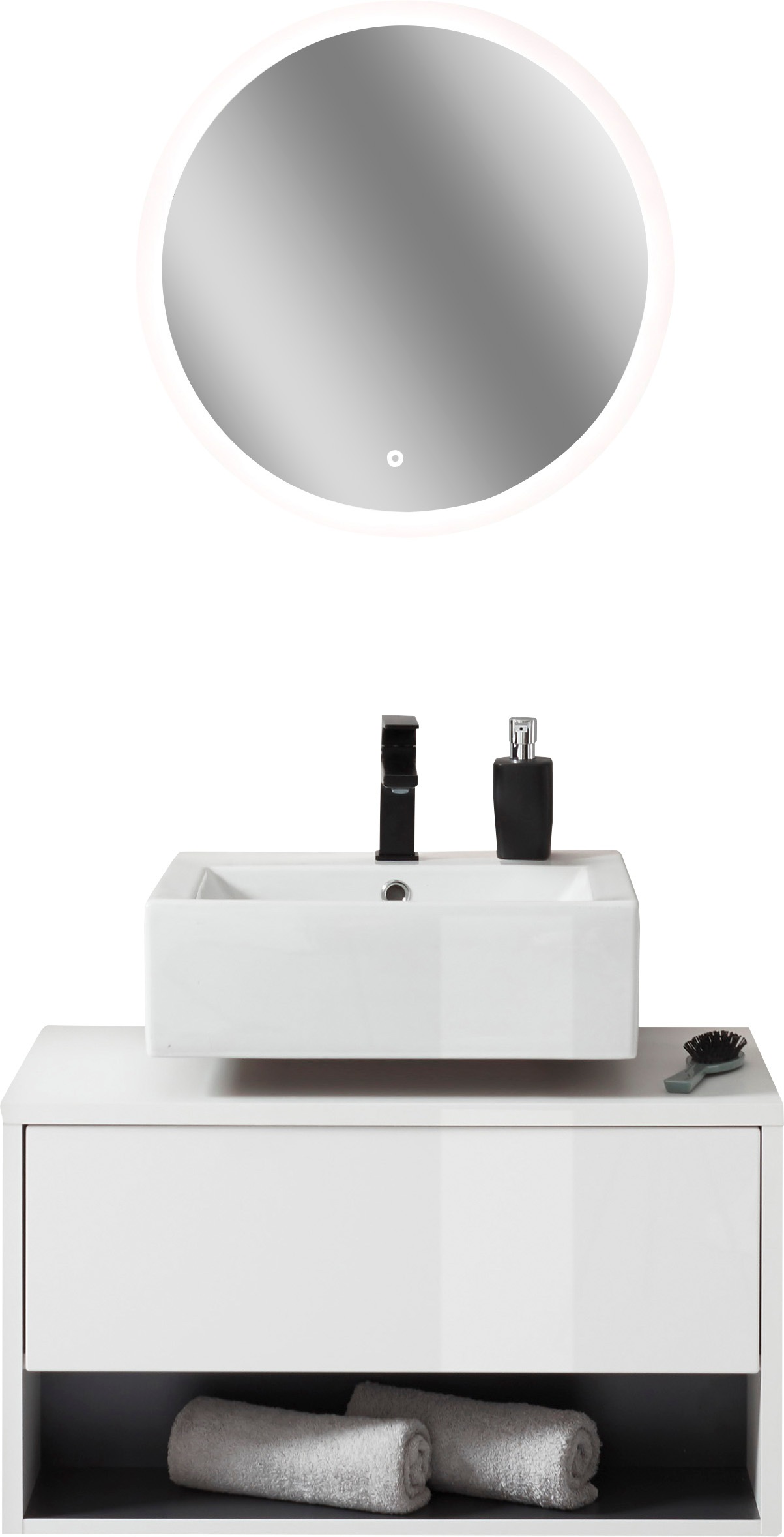 PLACES OF STYLE Badmöbel-Set »Studio Line, Bad im modernen Design, 2-teilig günstig online kaufen