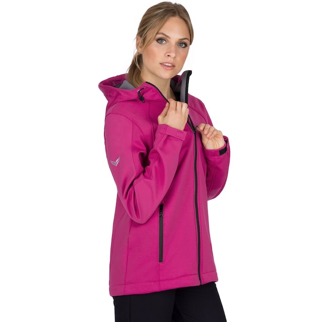 online bestellen Taillierte Trigema »TRIGEMA Softshell–Kapuzenjacke« Softshelljacke