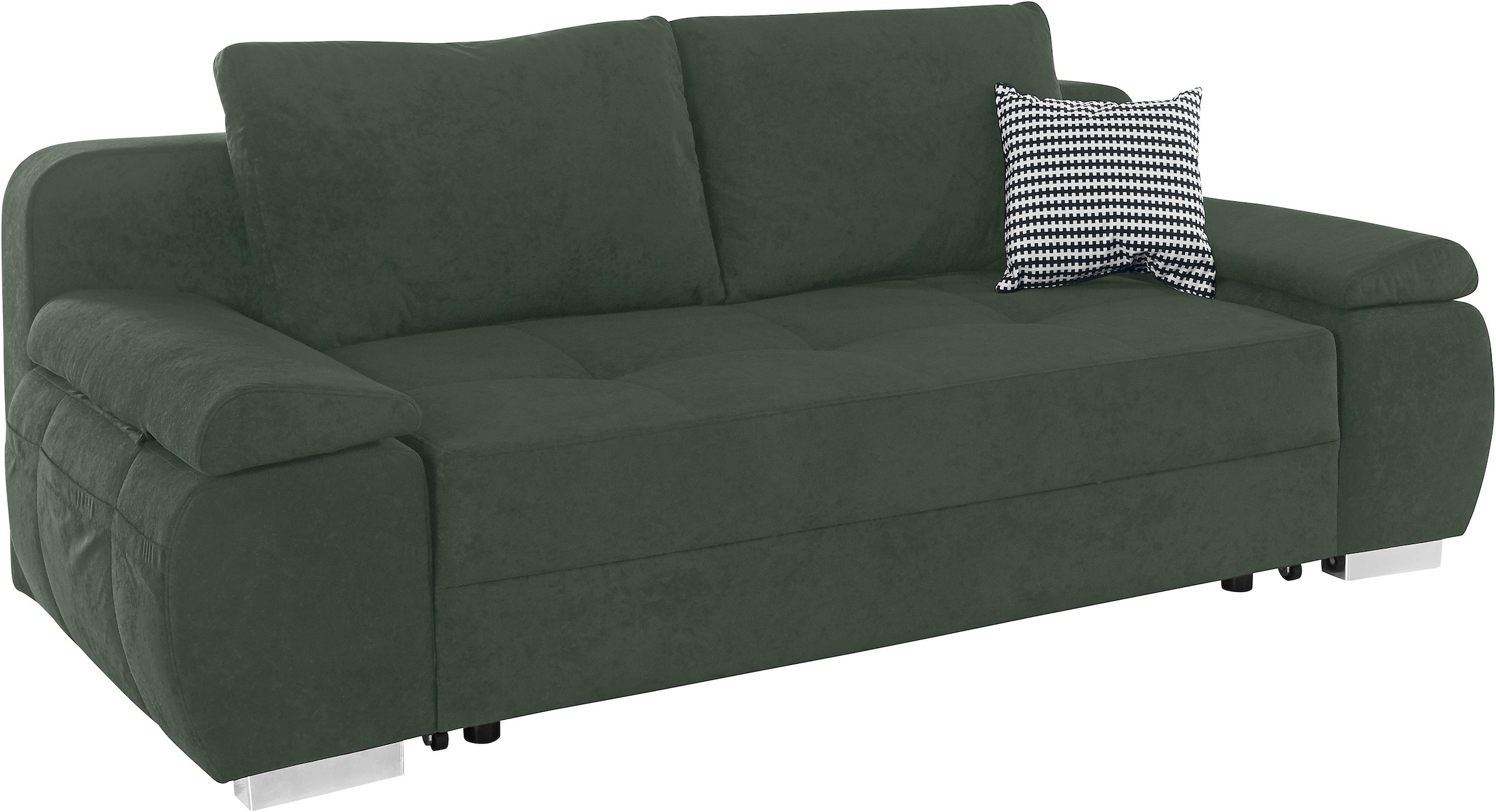 INOSIGN Schlafsofa »Pumo«, mit Boxspring-Aufbau, Bettfunktion und Bettkasten, inklusive Federkern