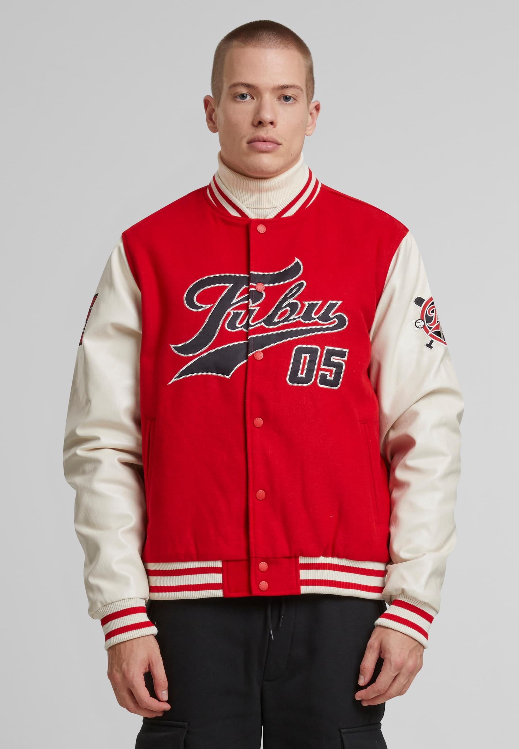 Fubu Collegejacke »Fubu FM243-003-1 Fubu Varsity Block College Jacket« 1 Stk. tlg. ohne Kapuze