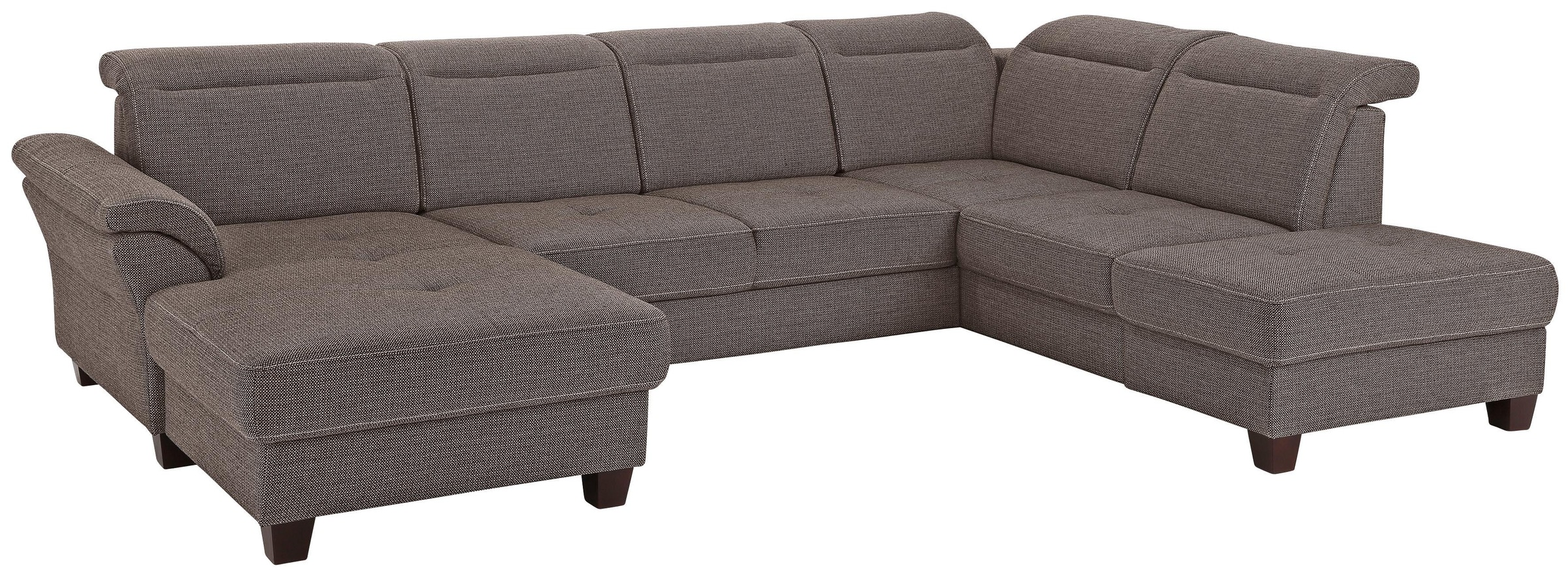 Home affaire Wohnlandschaft »Solvei U-Form«, Sitztiefenverstellung und Fede günstig online kaufen