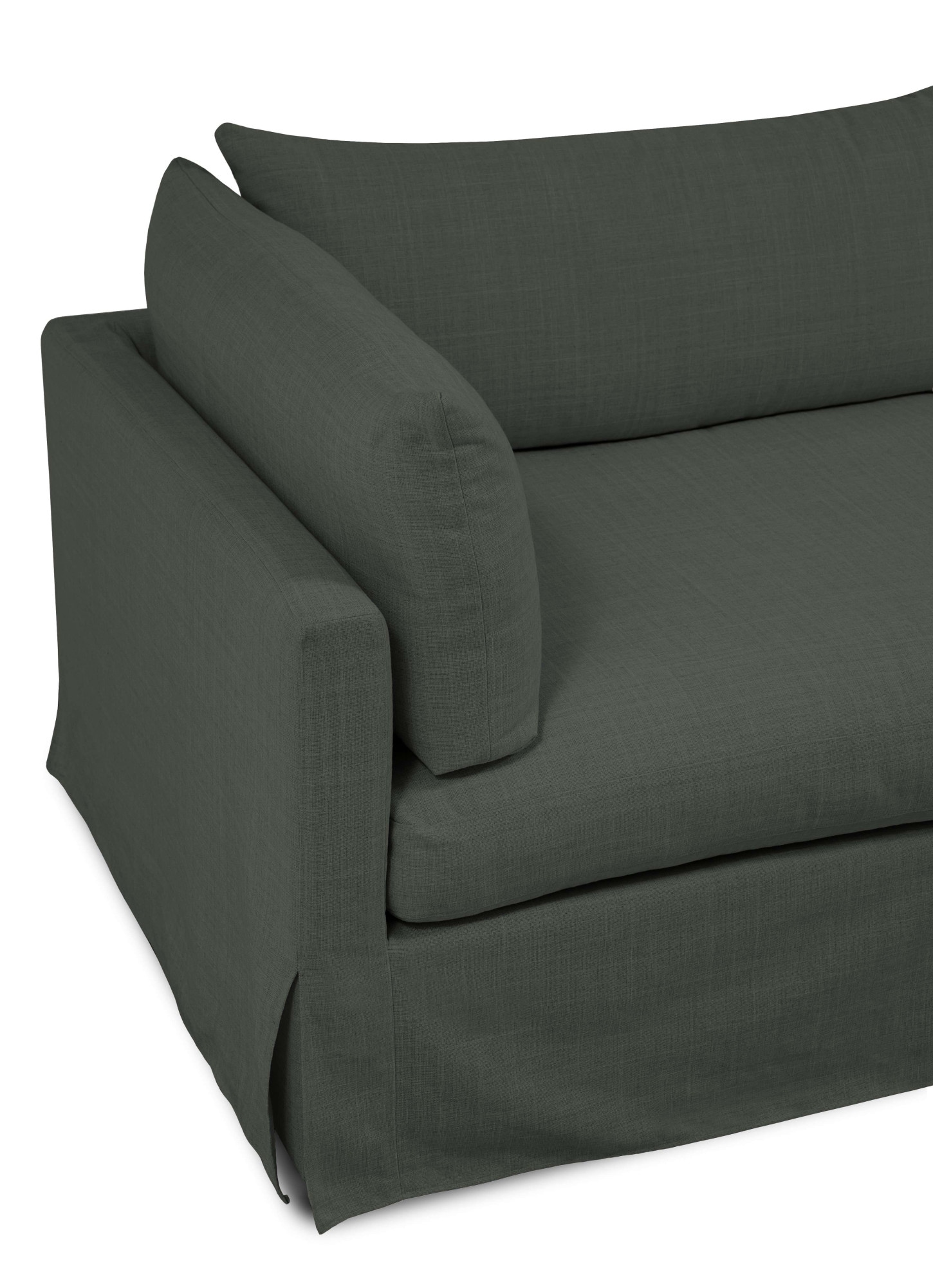 andas 3-Sitzer »Joucas, Hussensofa, Breite 244 cm«, (1 St.), extra tiefe Sitzfläche, mit Faserball-Füllung für mehr Sitzkomfort