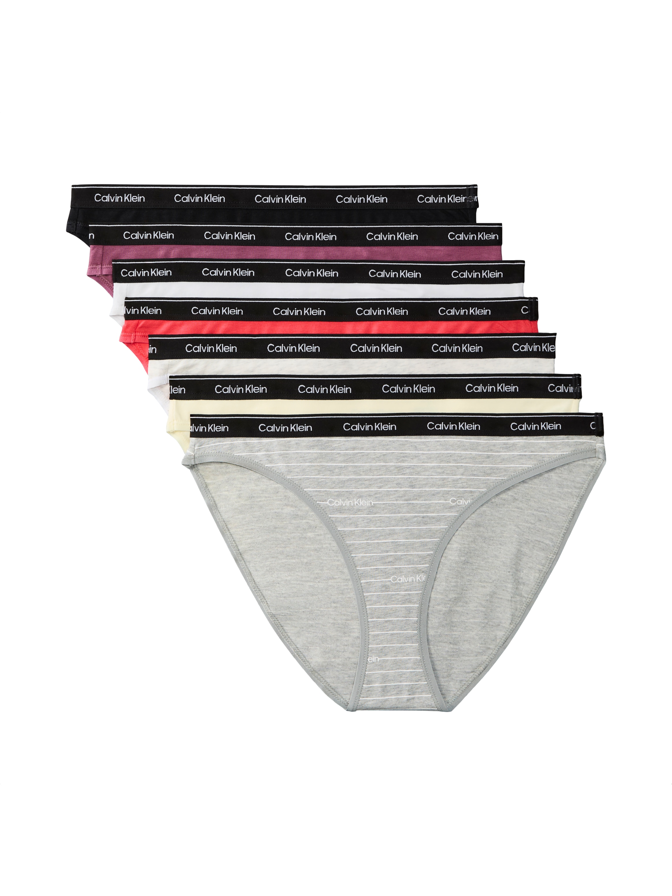 Calvin Klein Underwear Bikinislip »BIKINI 7PK« Packung, 7er-Pack,  Körpernahe Passform mit elastischem Bund