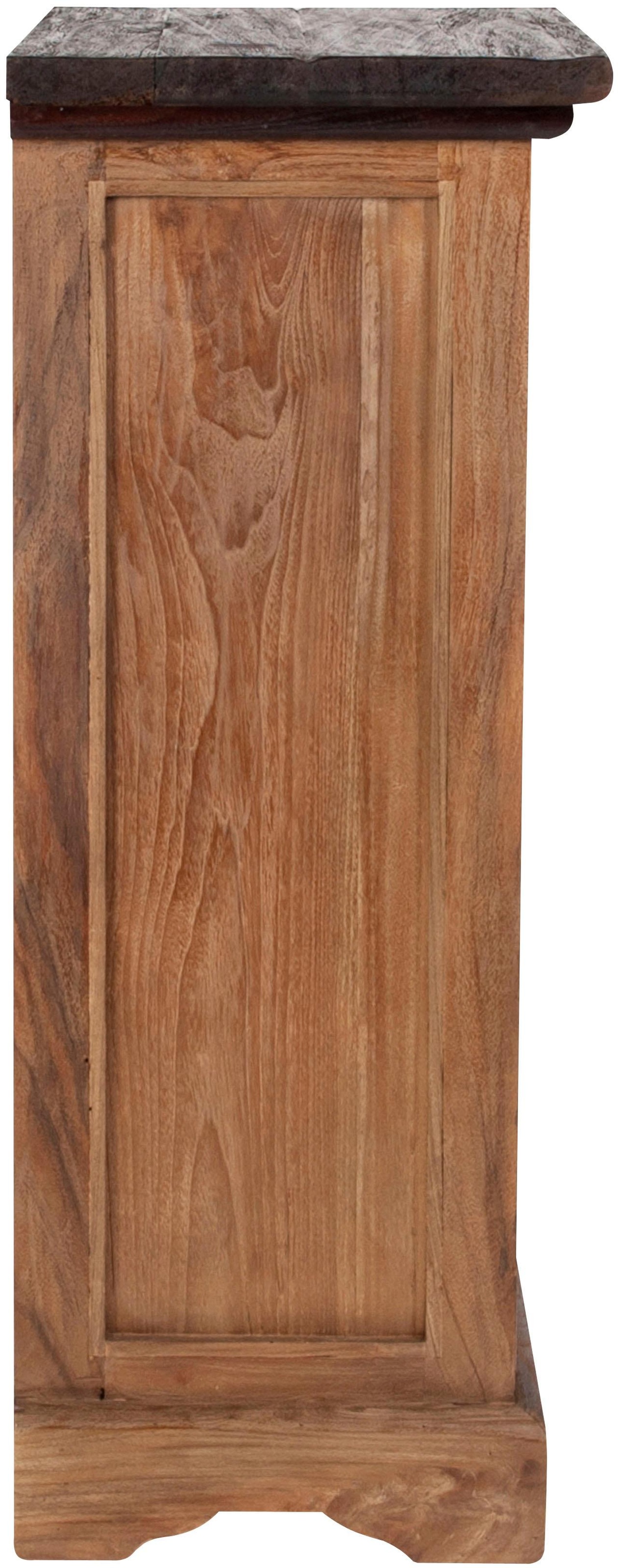 SIT Kommode »Seadrift«, recyceltes Teak-Altholz, Breite 53 cm, Shabby Chic, günstig online kaufen
