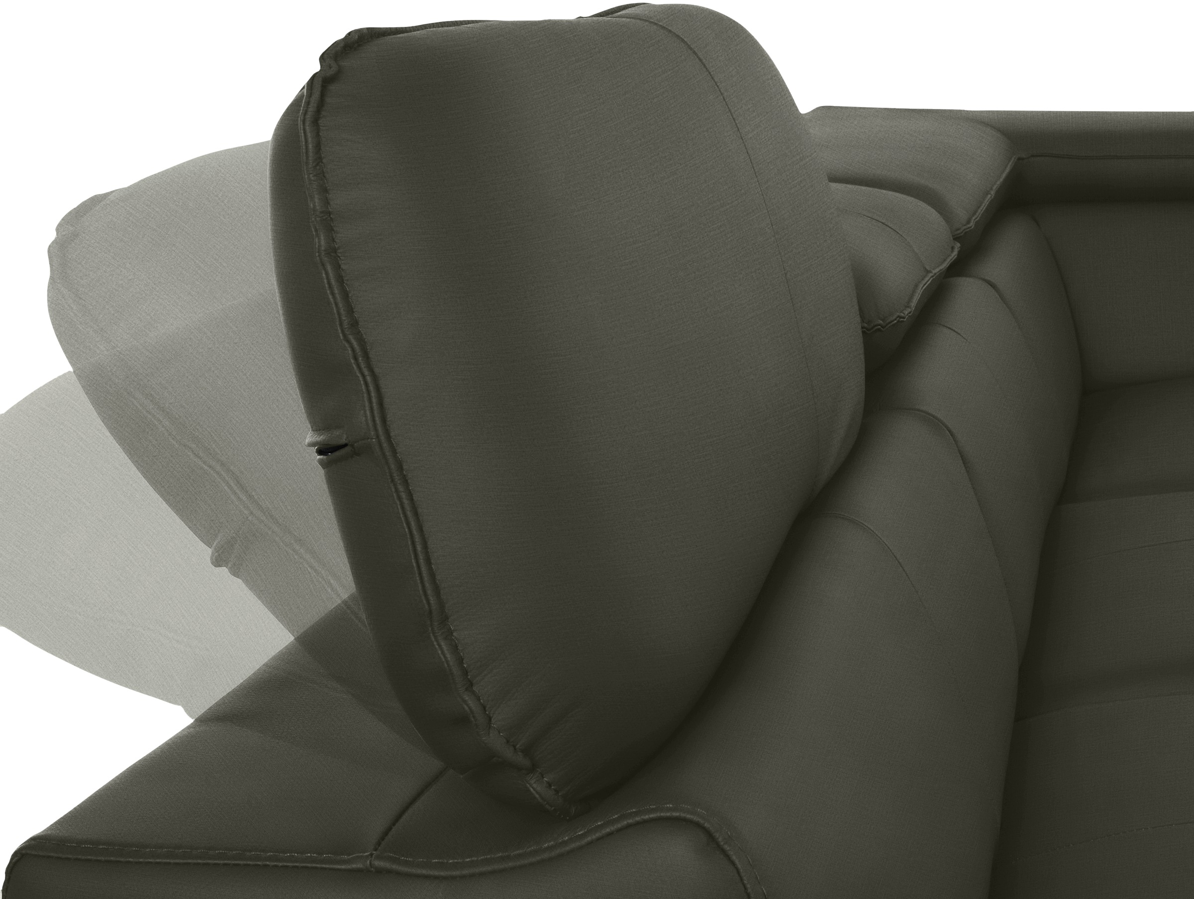 COTTA Ecksofa »Driver L-Form«, mit Kopfteilverstellung, wahlweise mit Bettfunktion & Bettkasten
