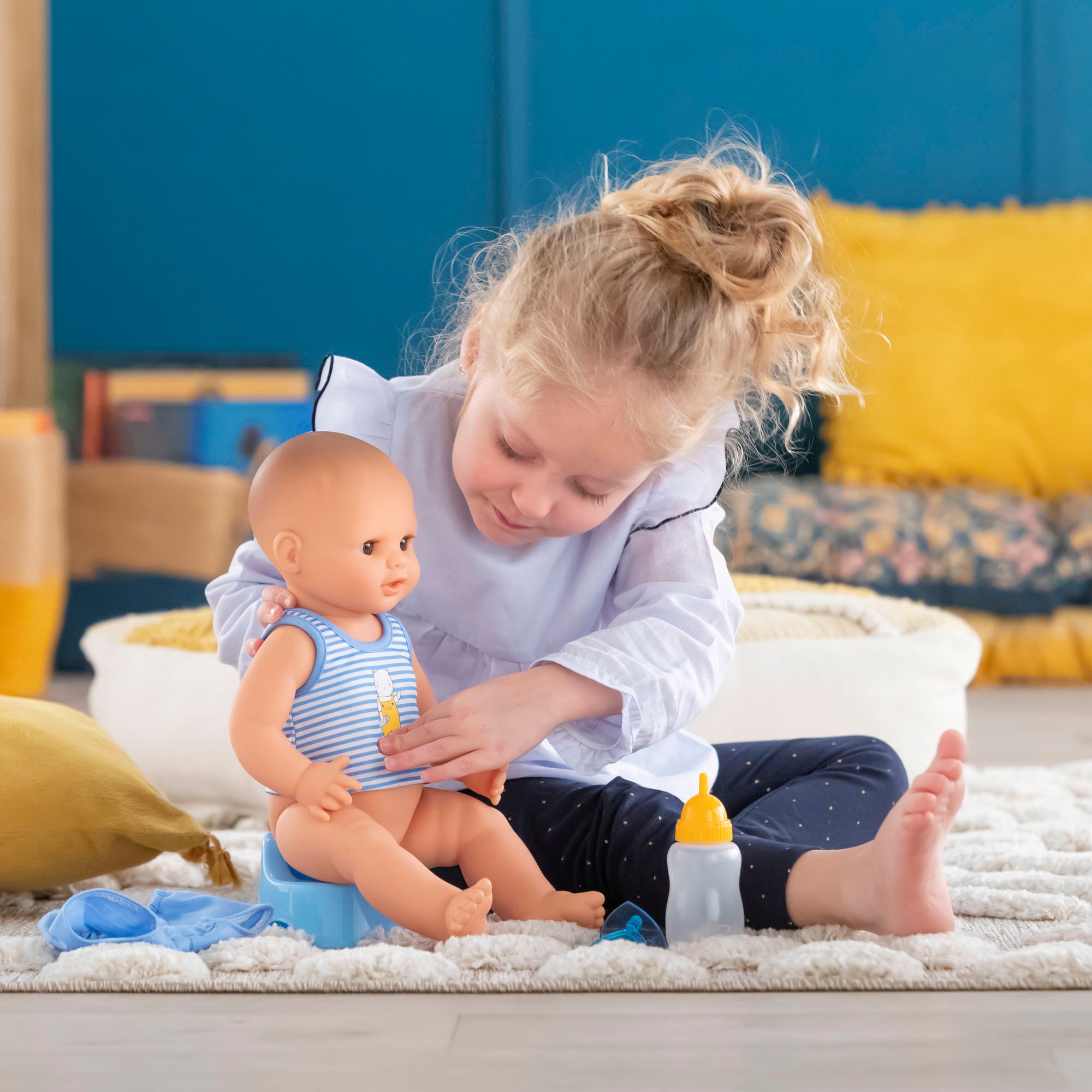 Corolle® Babypuppe »Mon Grand Poupon, Paul Trink+Näss Badebaby«, mit Vanilleduft