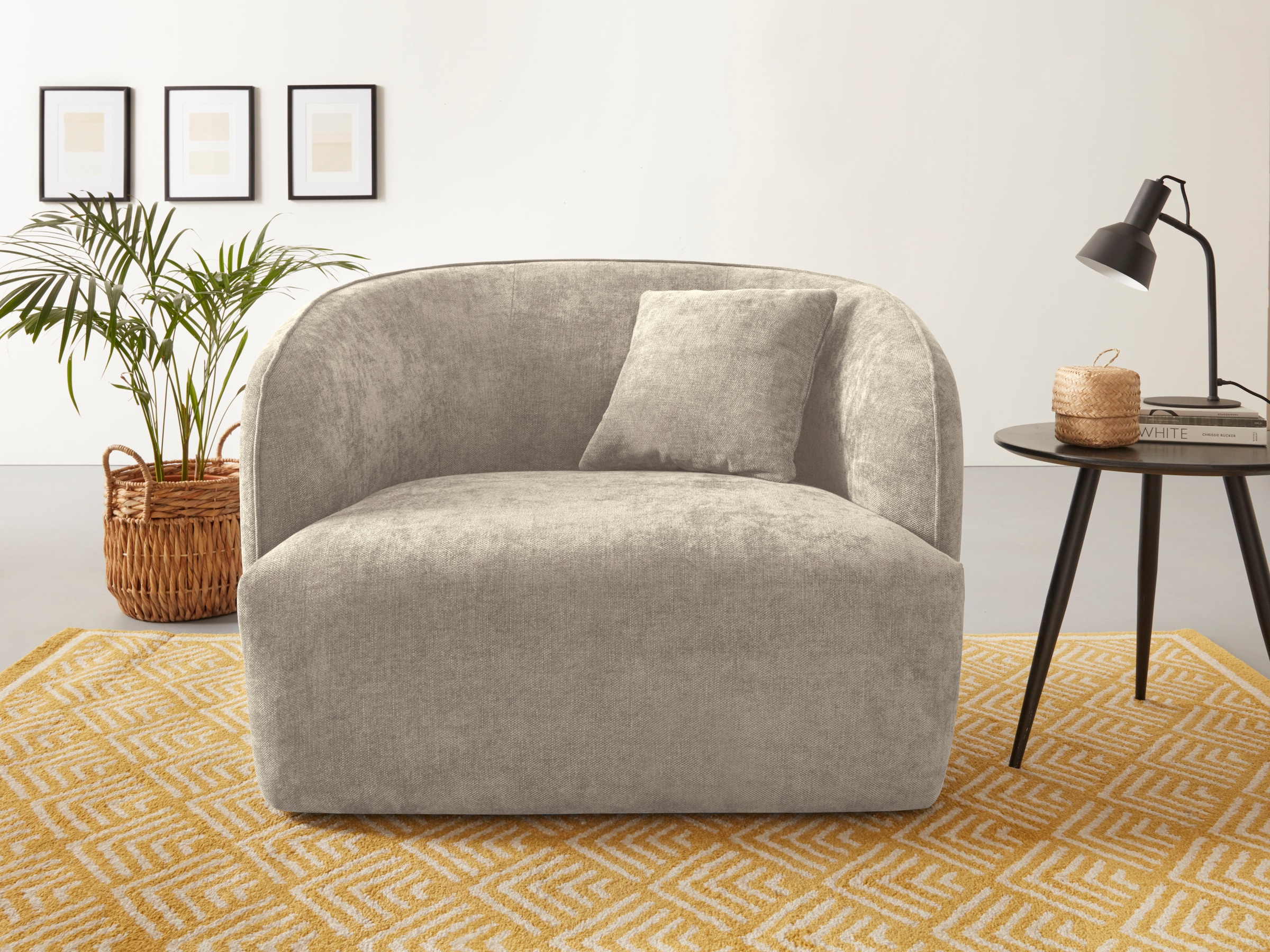 andas Sessel "Knautschzone", auch mit Bouclé-Bezug günstig online kaufen