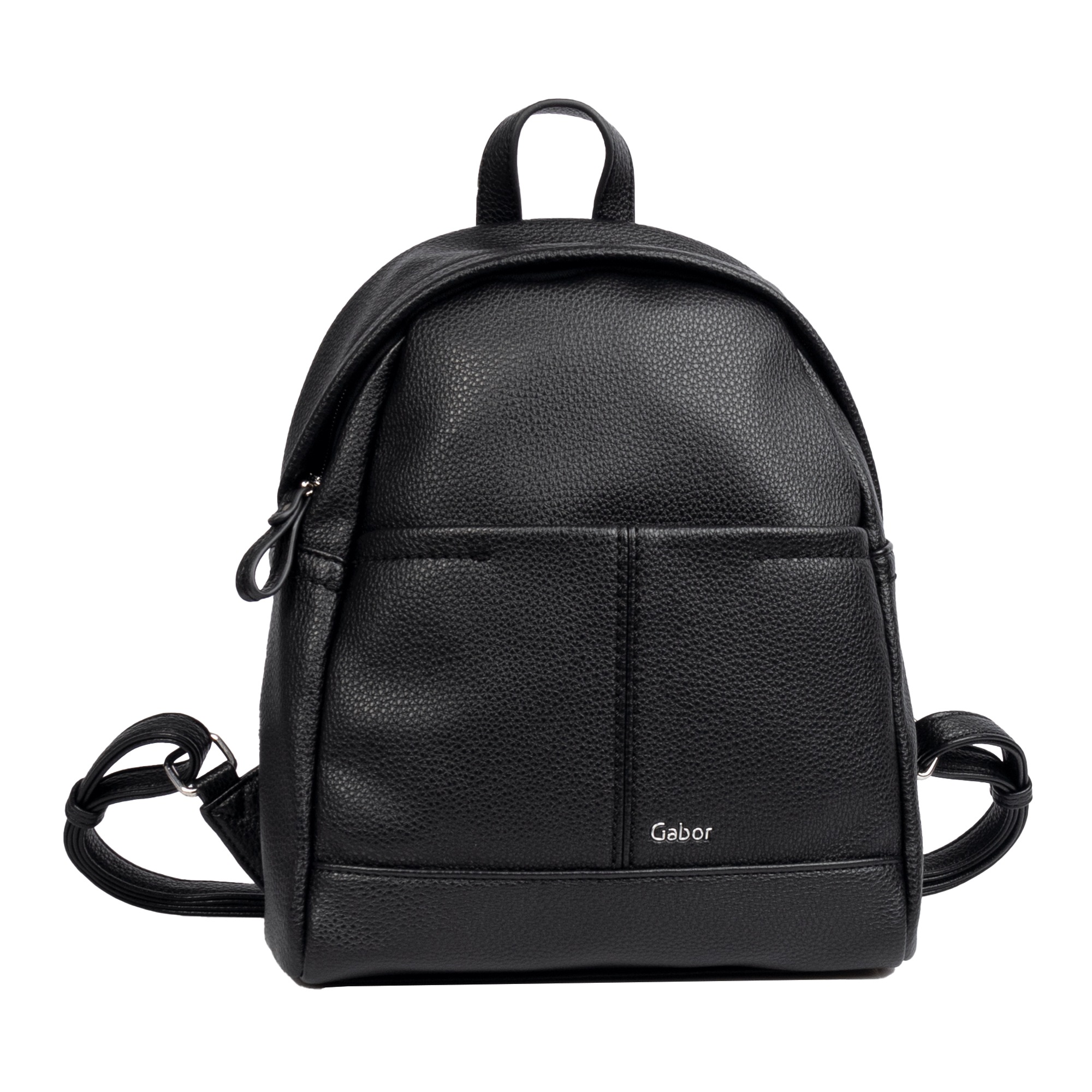 Gabor Damen Rucksack »Lenea« aus recyceltem Polyurethan mit dekorativen Ziernähten schwarz B/H/T: 26cm x 31cm x 9,5cm