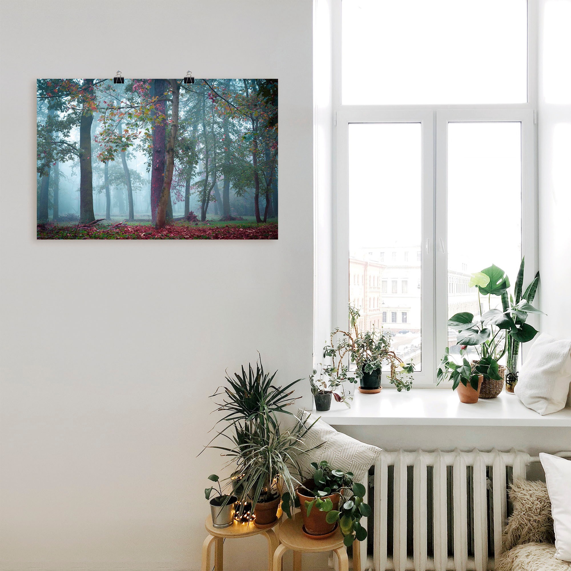 Artland Wandbild »Nebel im Wald«, Waldbilder, (1 St.), als Alubild, Outdoor günstig online kaufen