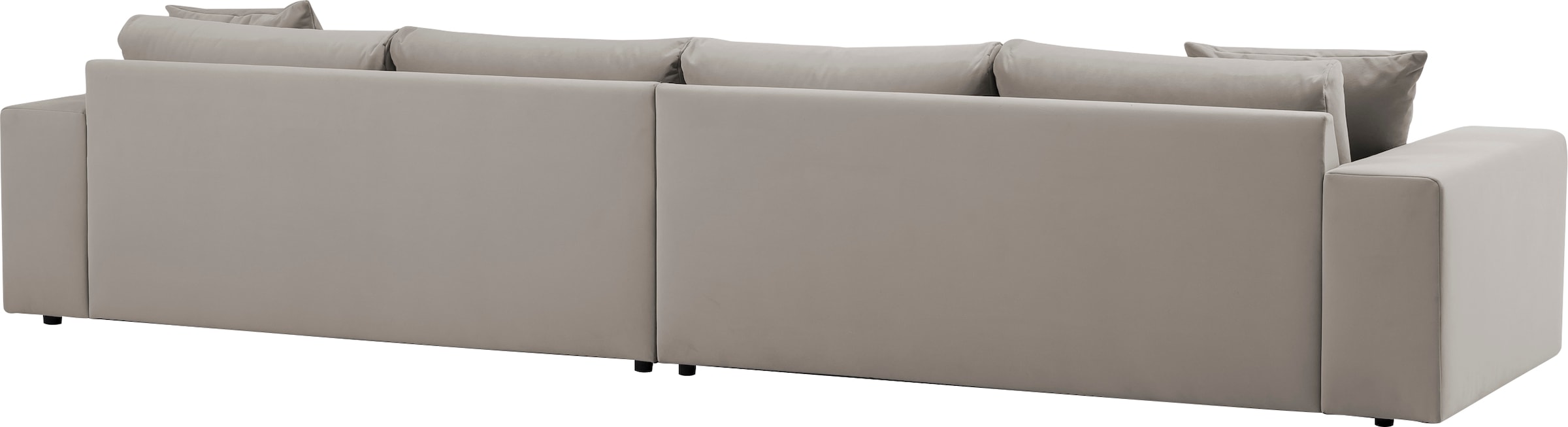 andas 4-Sitzer »SLEETLAND XXL in Samtvelours oder Vintage-Leder-Optik«, besonders groß und bequem