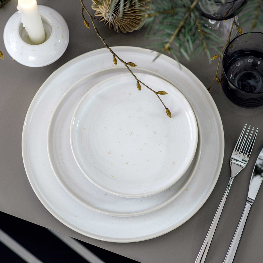 like. by Villeroy & Boch Frühstücksteller »Frühstücksteller Winter Glow ø 21,1 cm 6er Set beige«