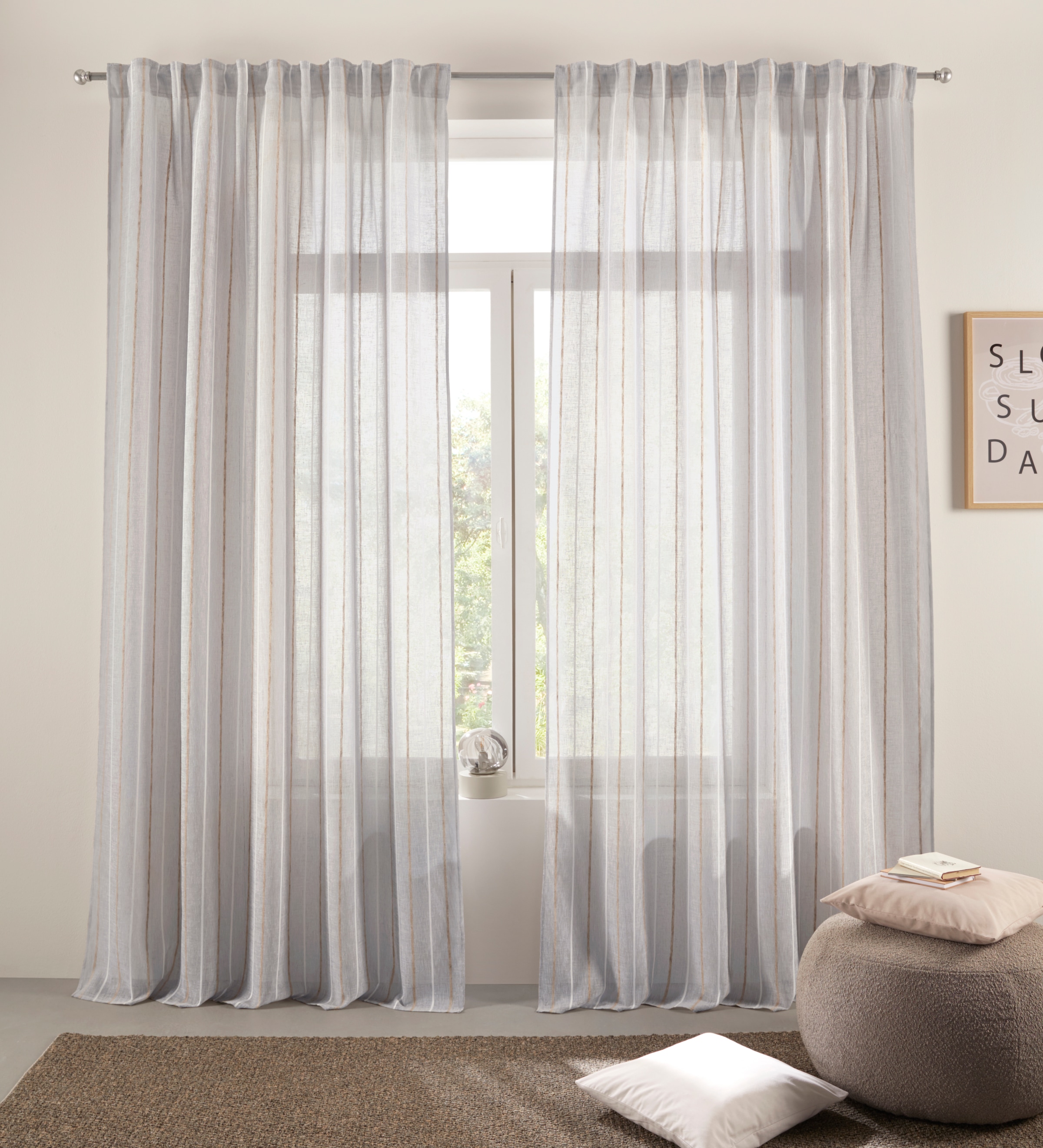 s.Oliver Gardine »Ameera« Multifunktionsband 1 Stk. tlg. mit Leinen, Schal, günstig online kaufen