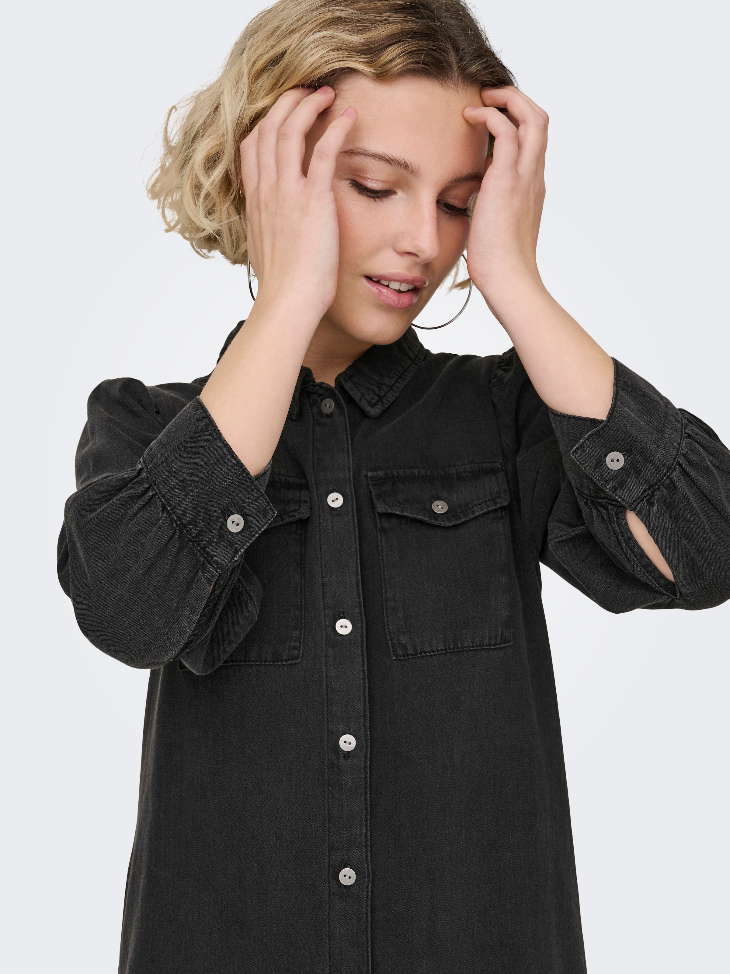 ONLY Jeanskleid »ONLFELICA DNM DRESS NOOS« Brusttaschen