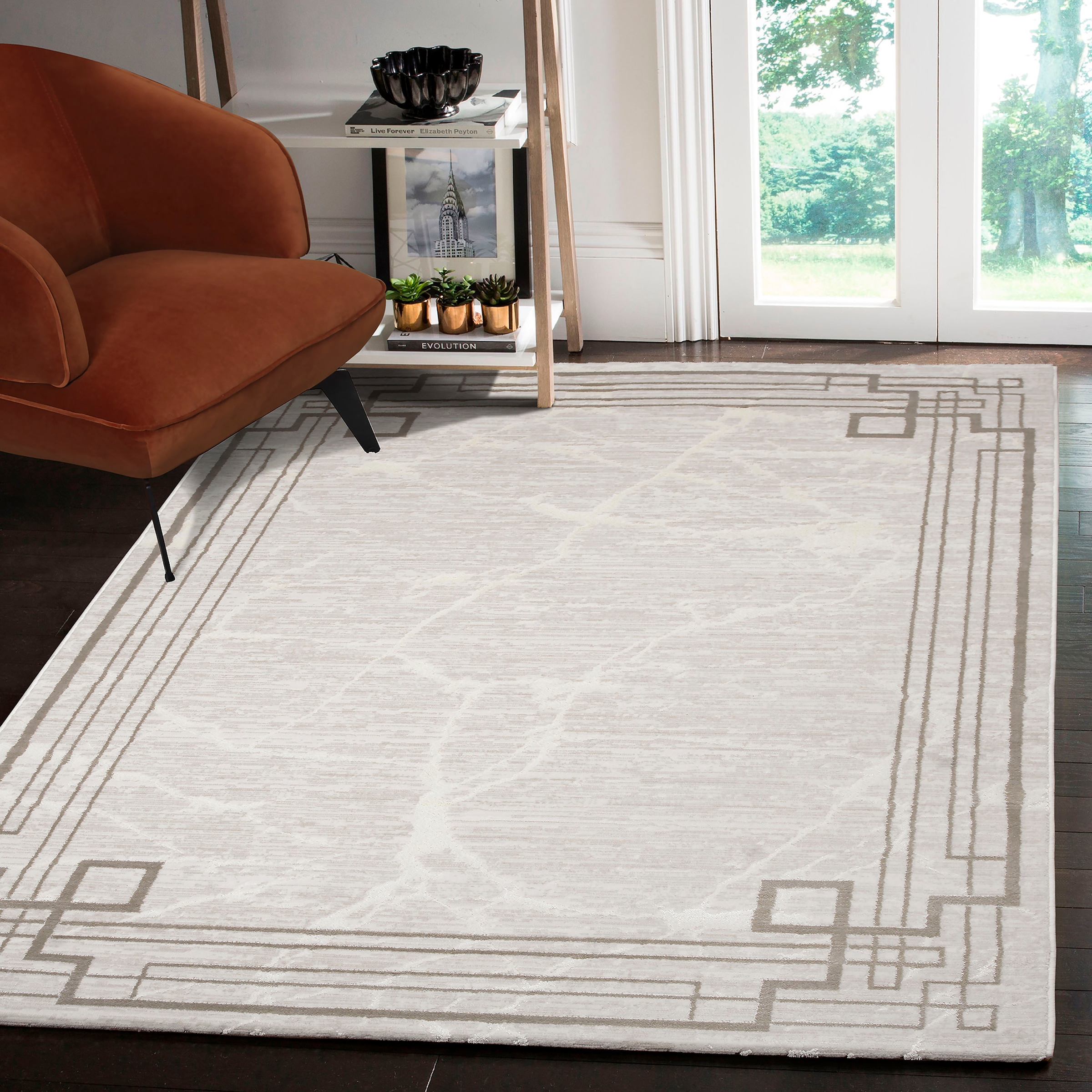 Sanat Teppich »Harmony 3214«, rechteckig, 12 mm Höhe, abstrakter Kurzflorte günstig online kaufen