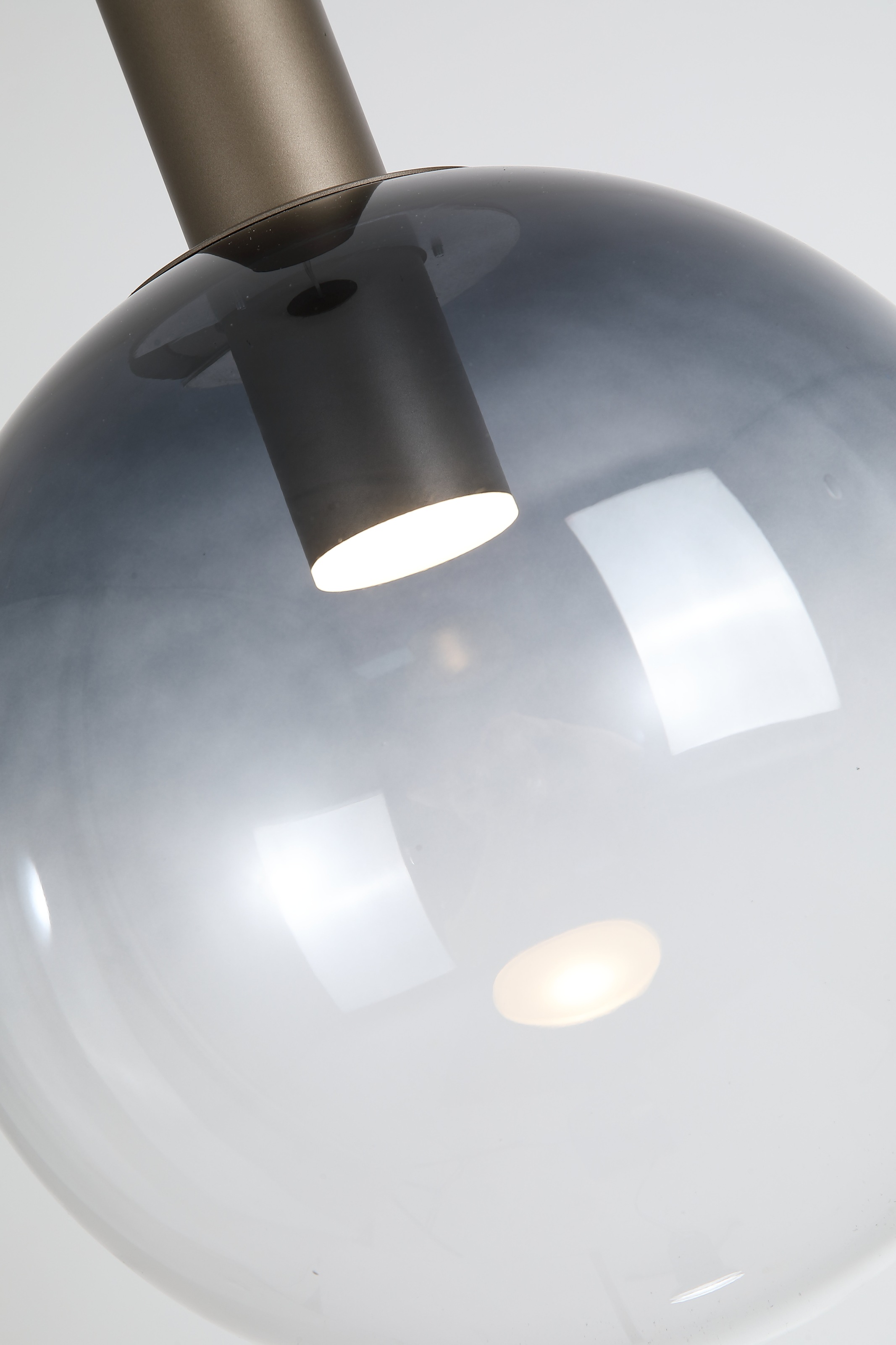 Searchlight Pendelleuchte »Ombre 1Lt Anhänger, Glas mit Latte-Metall« GU10 1 Stk.