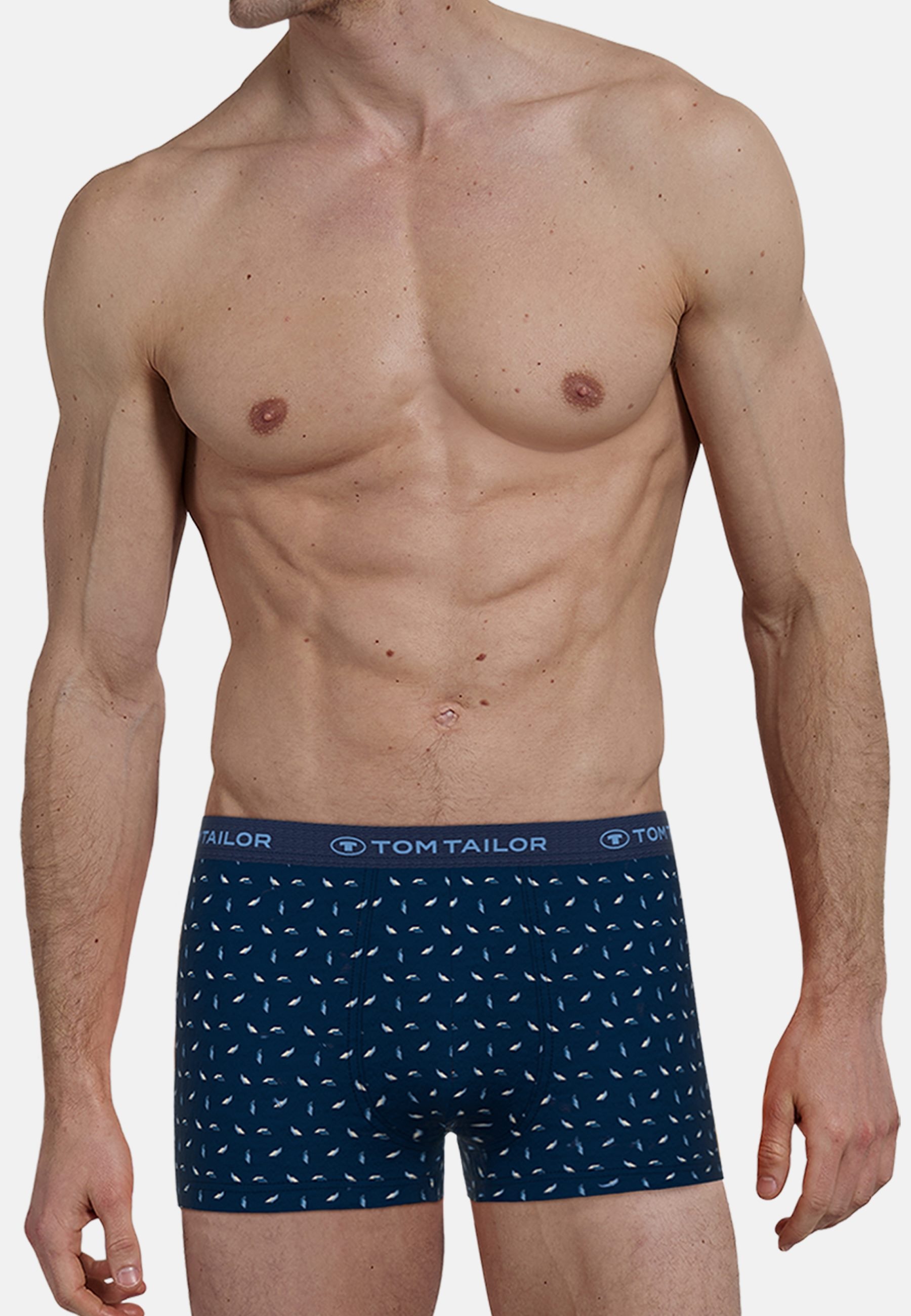 TOM TAILOR Boxershorts »Buffer«, (3er Pack), mit Logobund