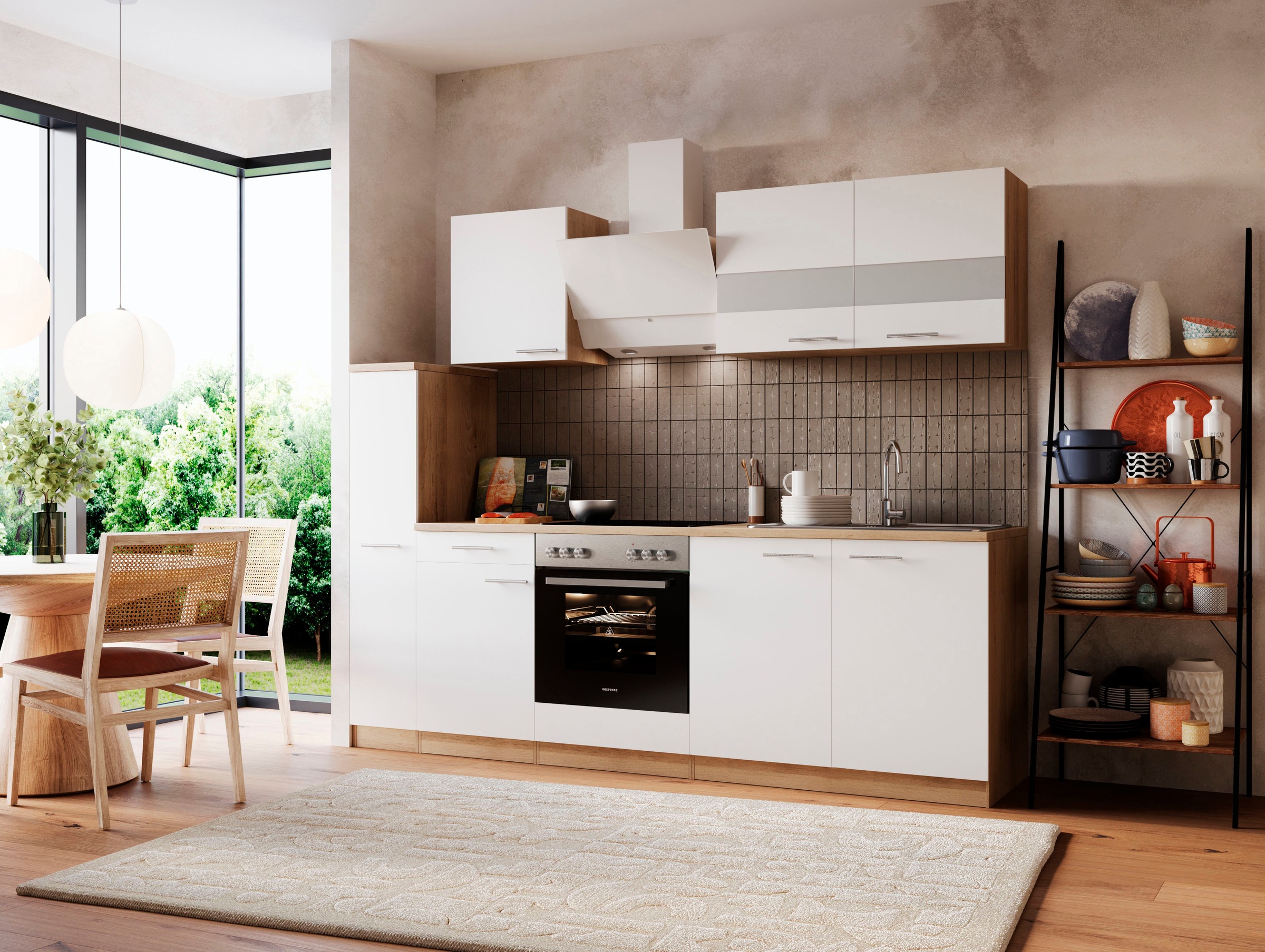 RESPEKTA Küche »Merle« Breite 240 cm, mit Soft-Close, in exklusiver Konfiguration für OTTO