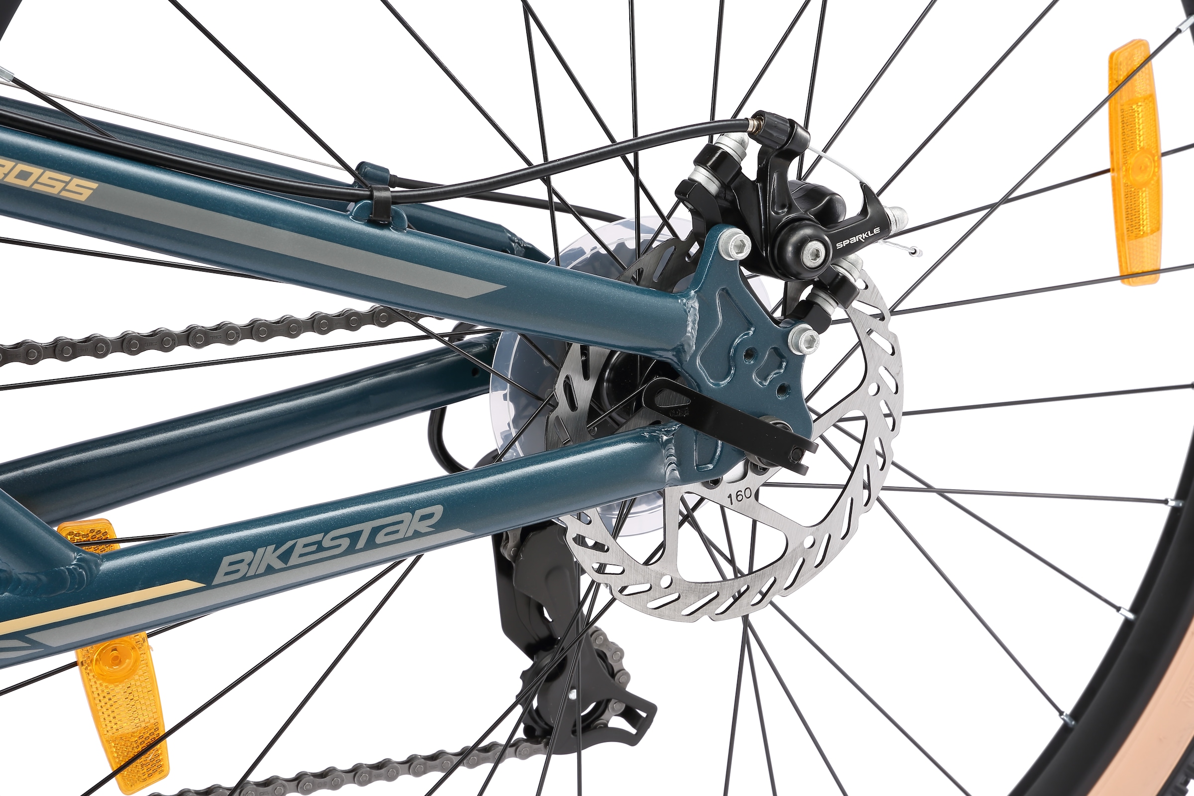 Bikestar Mountainbike 21 Gang Shimano RD-TY300 Schaltwerk Kettenschaltung für Damen und Herren, Kettenschaltung